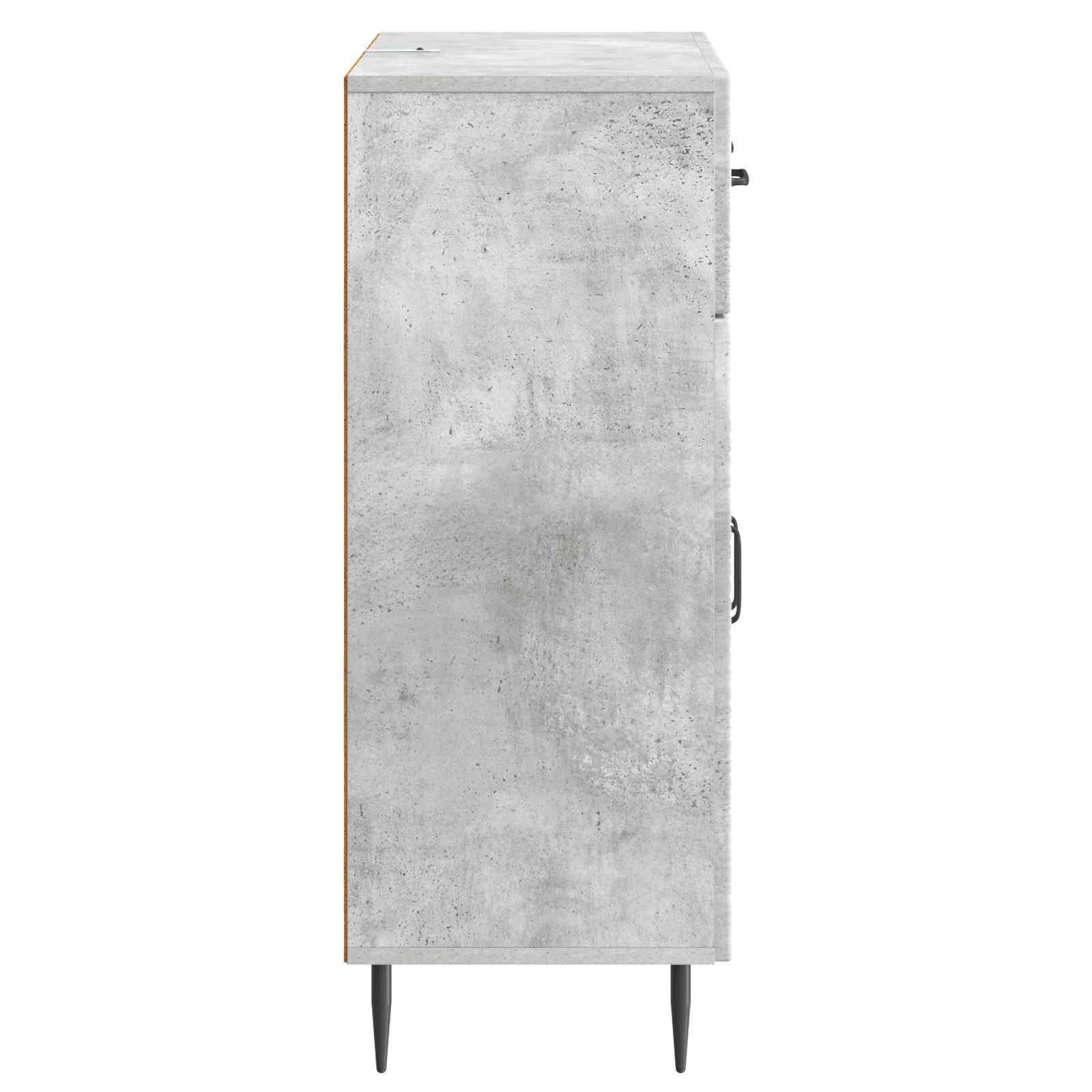 Kreveta Betonska siva 66 x 34,5 x 89,5 cm Konstruirano drvo