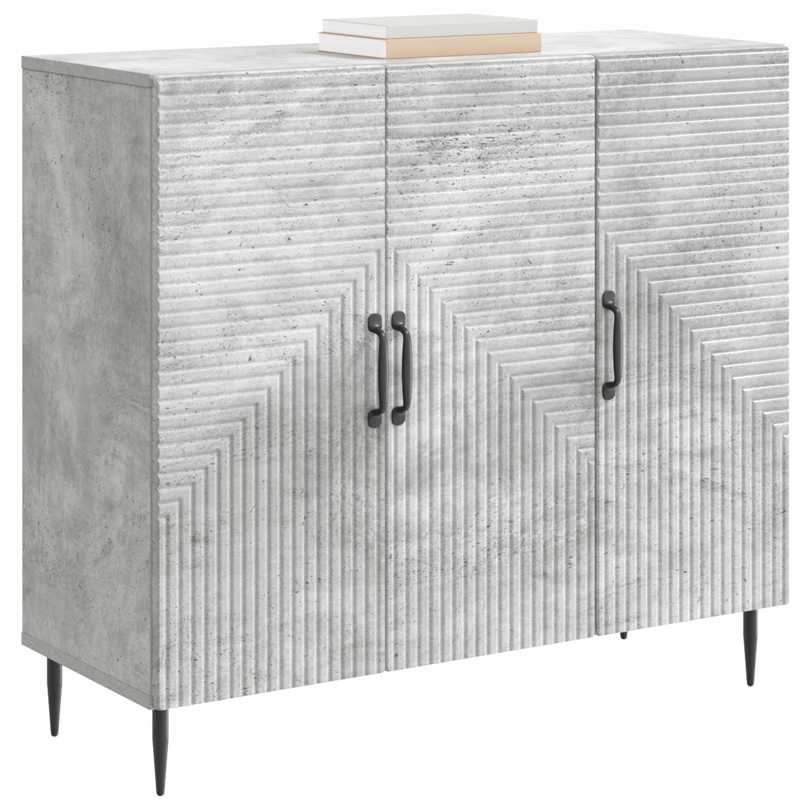 Kreveta Betonska siva 89 x 34,5 x 80 cm Konstruirano drvo