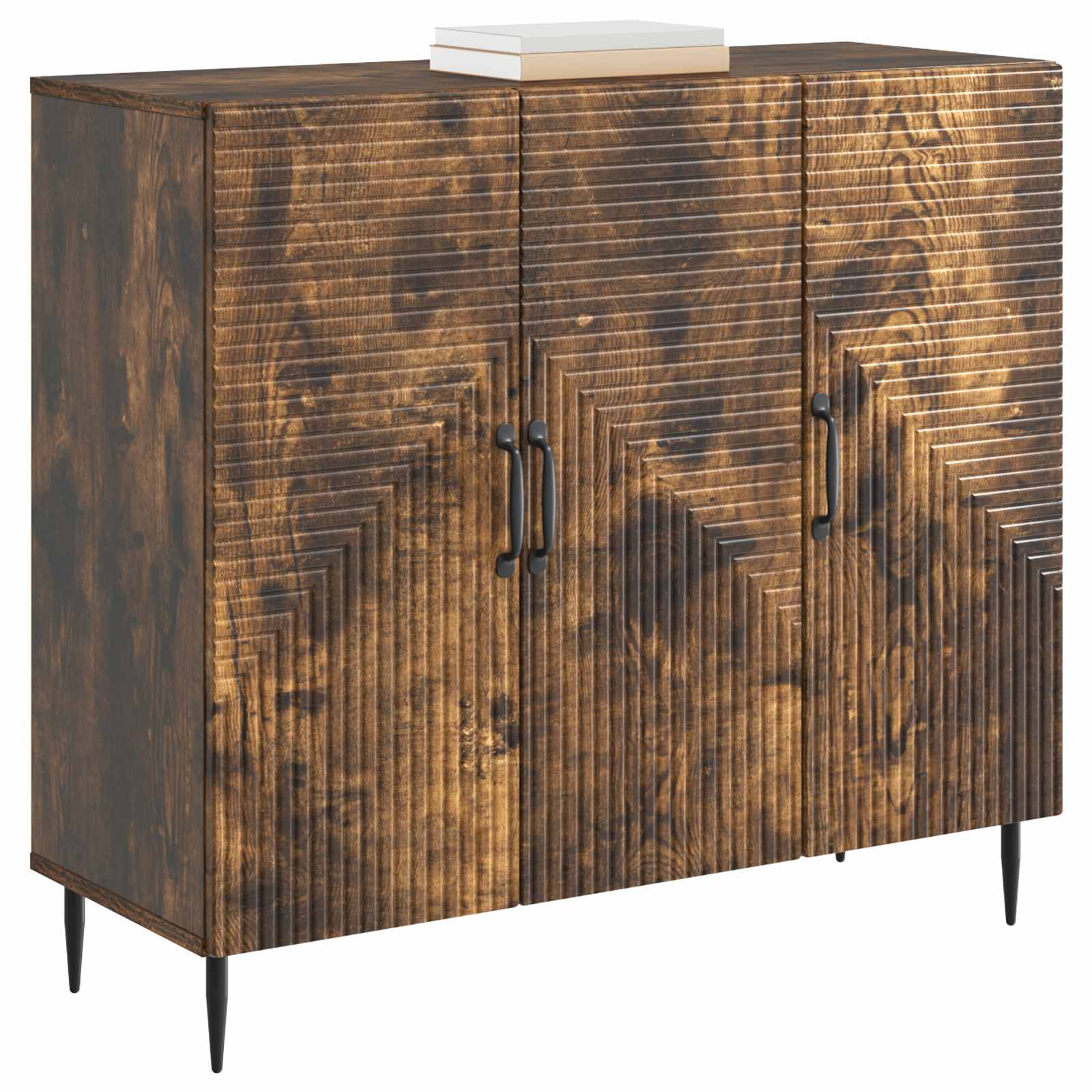Kreveta Dimljeni hrast 89 x 34,5 x 80 cm Konstruirano drvo