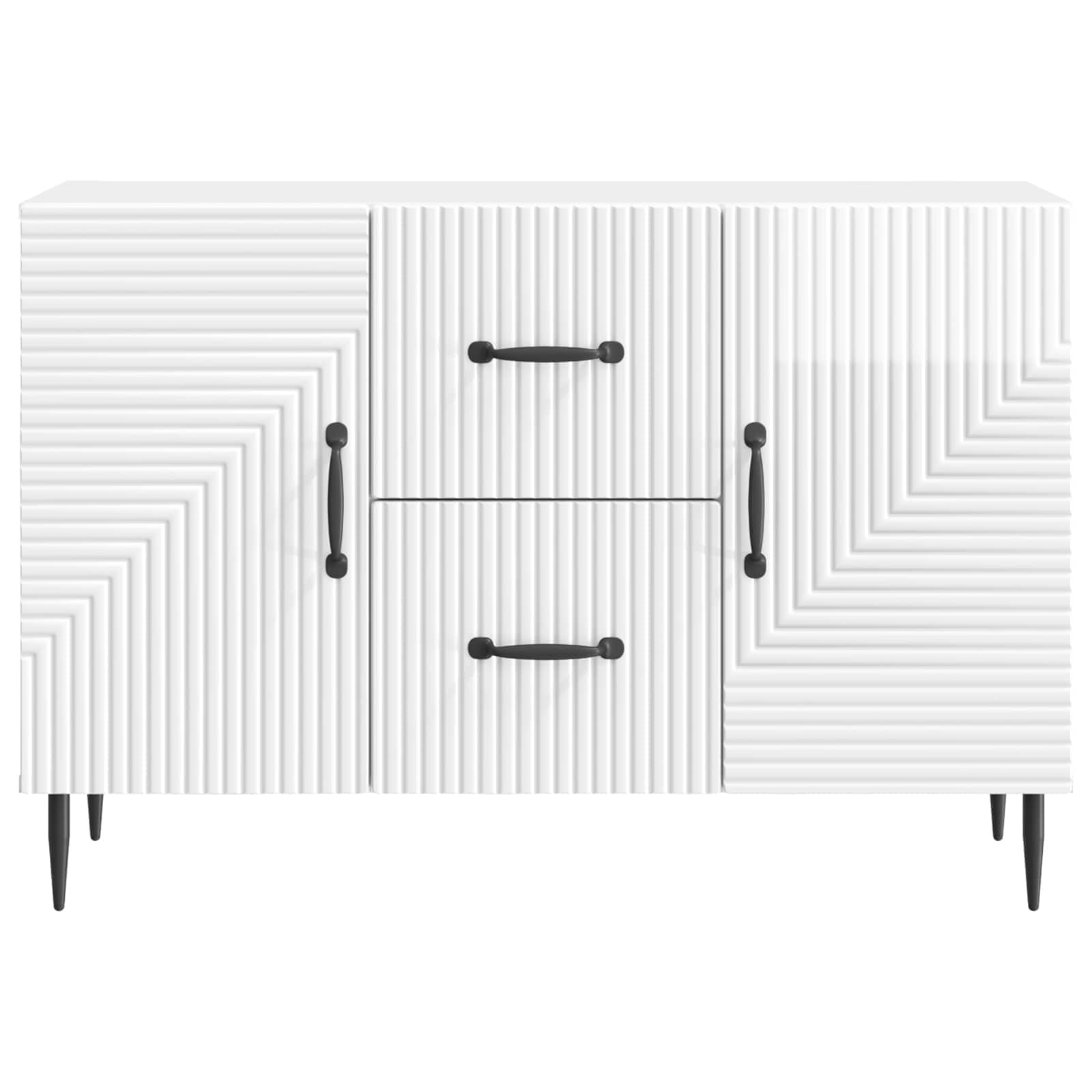 Kreveta s ladicama Bijela visokog sjaja 89 x 34,5 x 60 cm