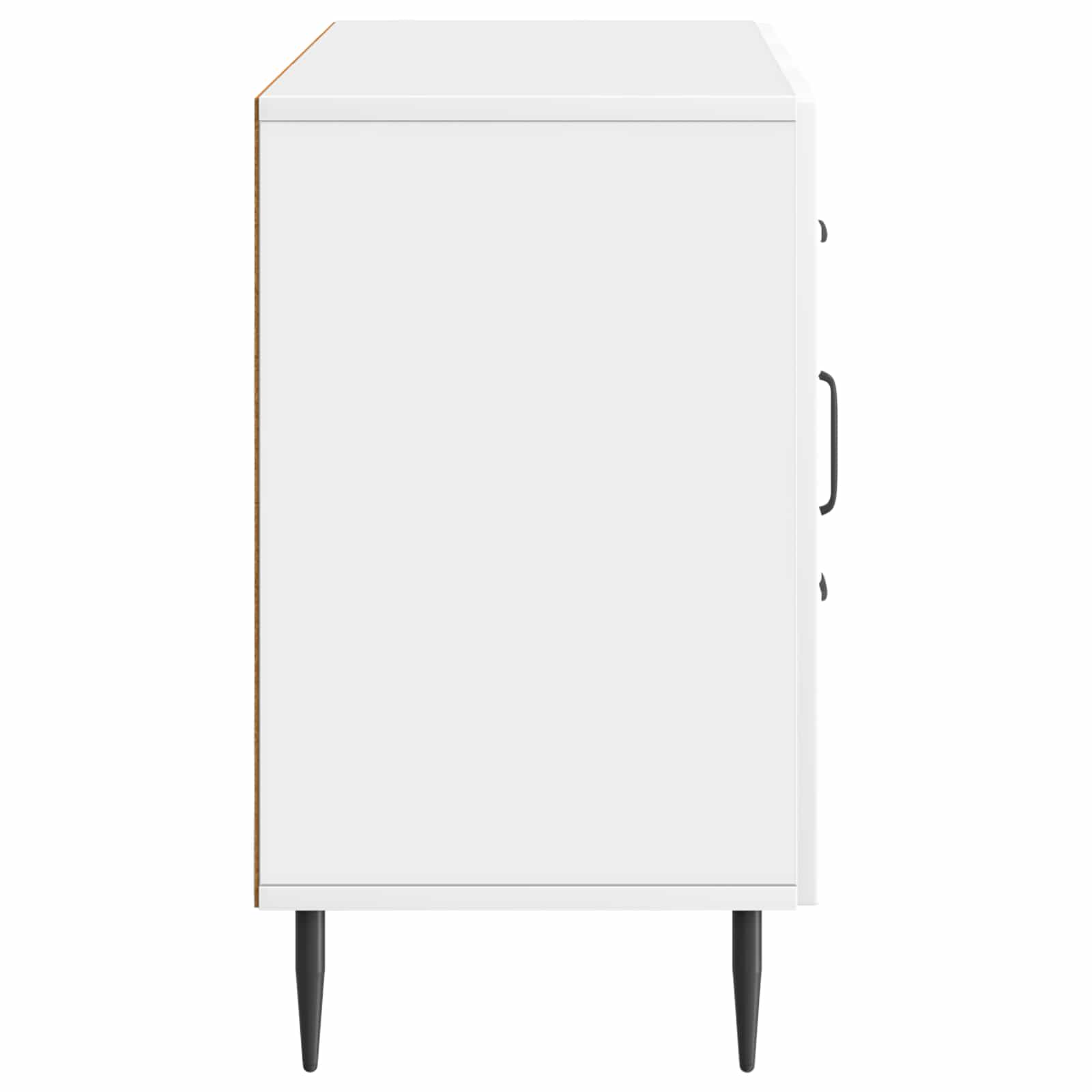 Kreveta s ladicama Bijela visokog sjaja 89 x 34,5 x 60 cm