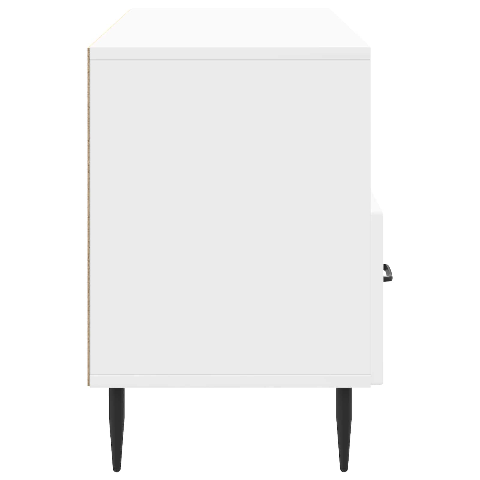 TV ormar s ladicama Bijela visokog sjaja 102 x 34,5 x 50 cm