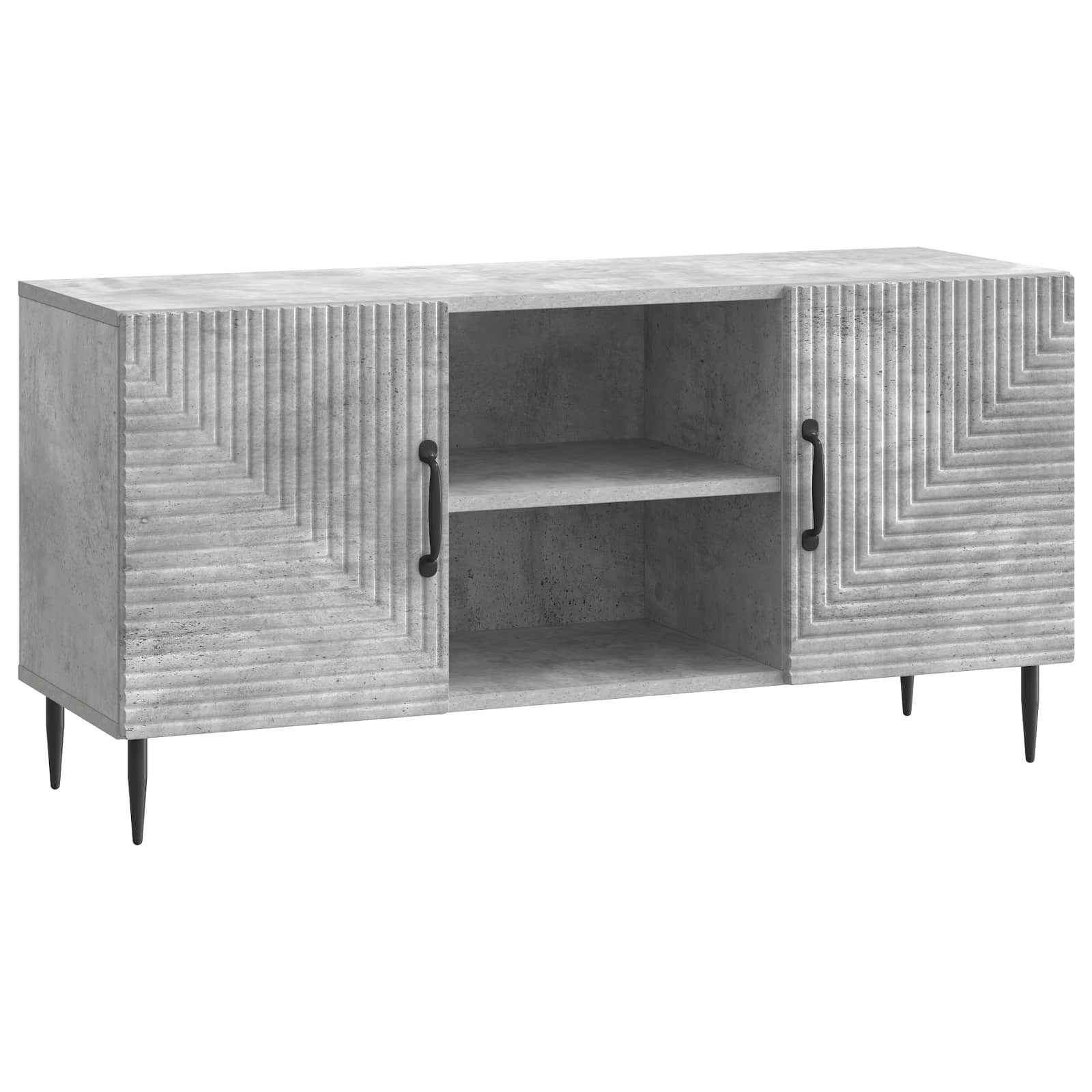 TV ormar Betonska siva 102 x 34,5 x 50 cm Konstruirano drvo