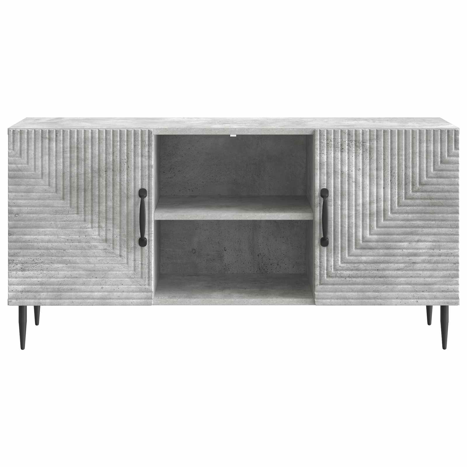 TV ormar Betonska siva 102 x 34,5 x 50 cm Konstruirano drvo