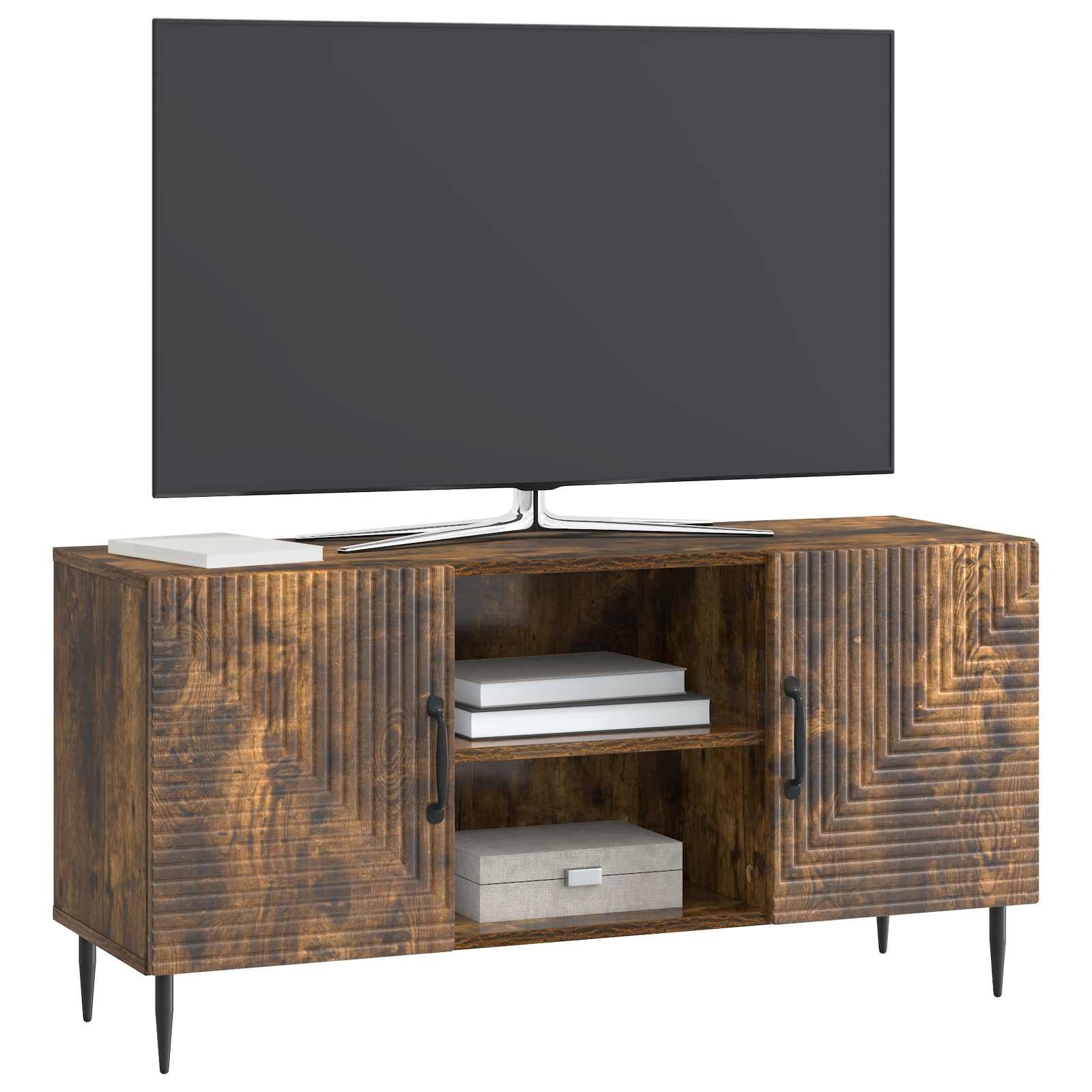 TV ormar Dimljeni hrast 102 x 34,5 x 50 cm Konstruirano drvo