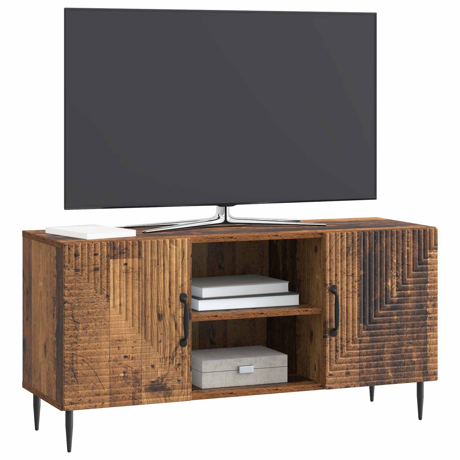 TV ormar Staro drvo 102 x 34,5 x 50 cm Konstruirano drvo