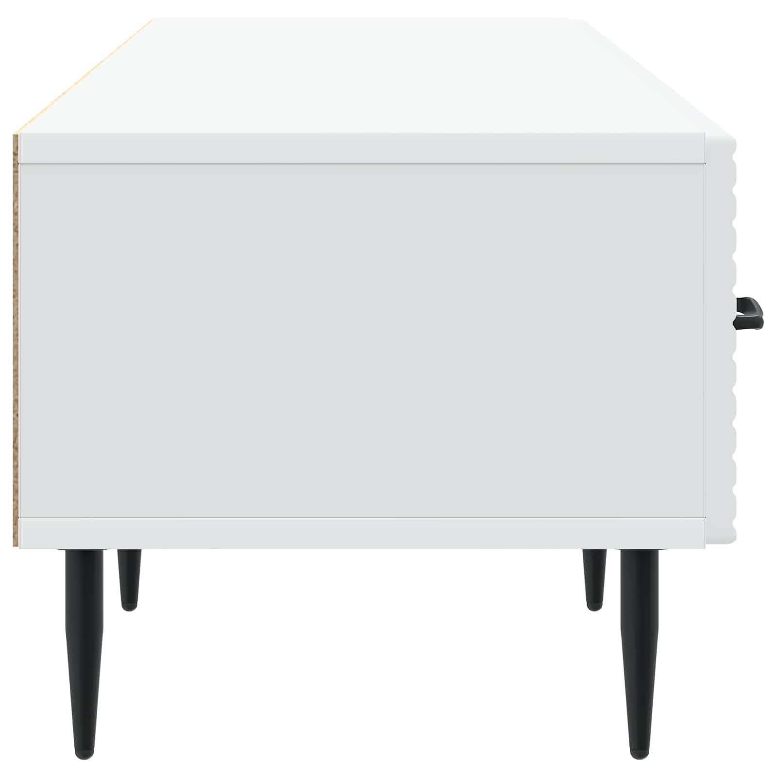 TV ormar s ladicama Bijela 147 x 34,5 x 30 cm Konstruirano drvo