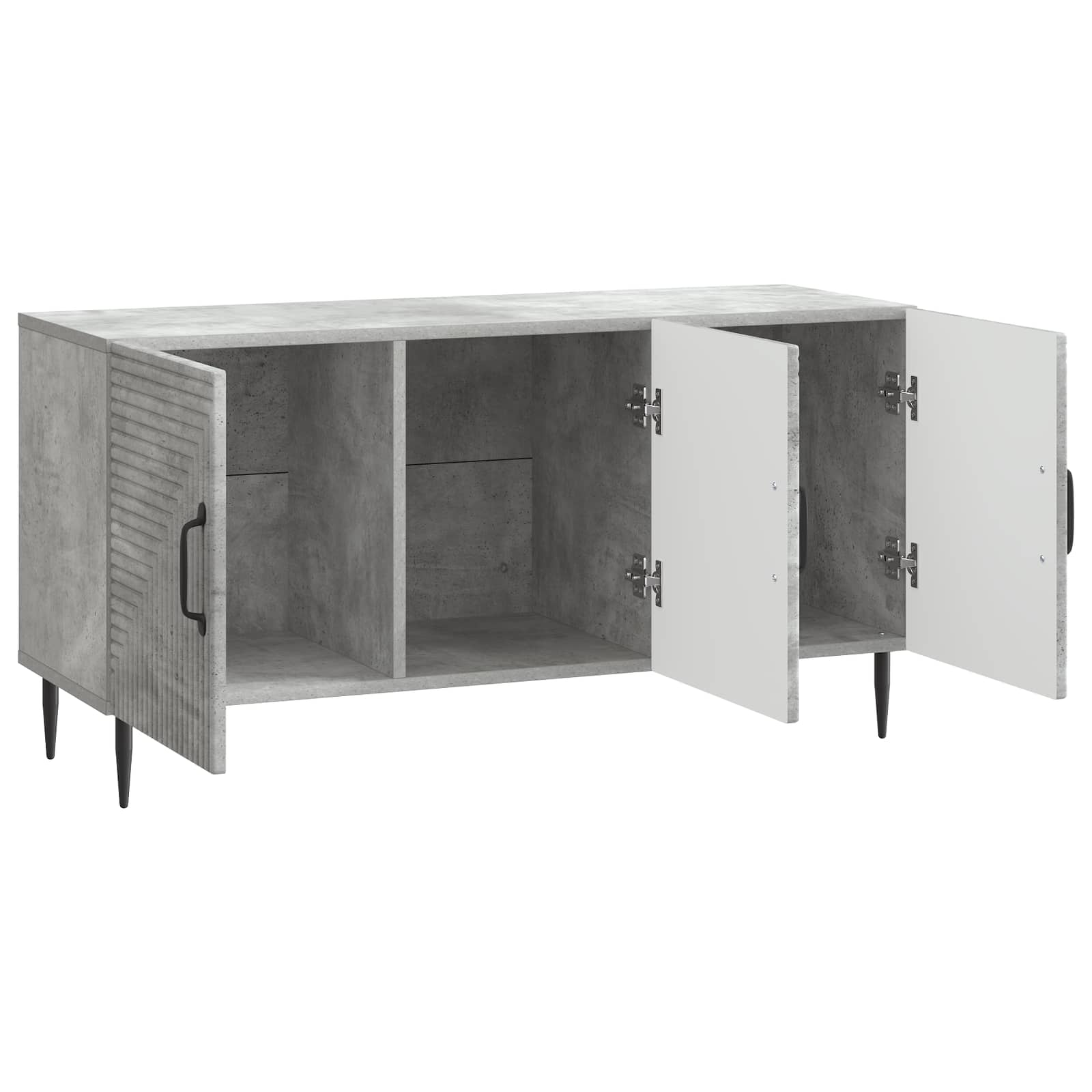 TV ormar Betonska siva 99 x 34,5 x 50 cm Konstruirano drvo