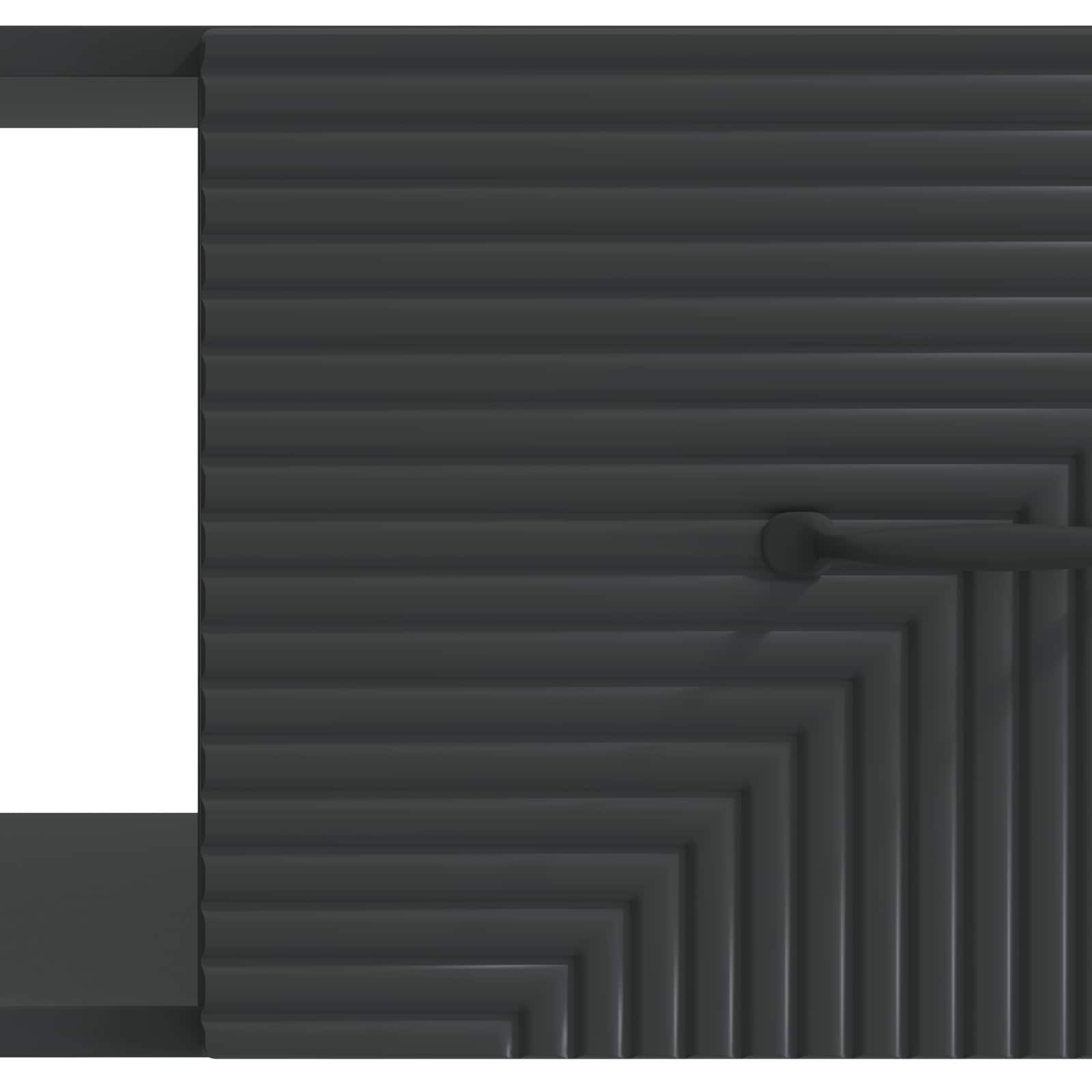 Kava Stol Crna 90 x 50 x 40 cm Konstruirano drvo
