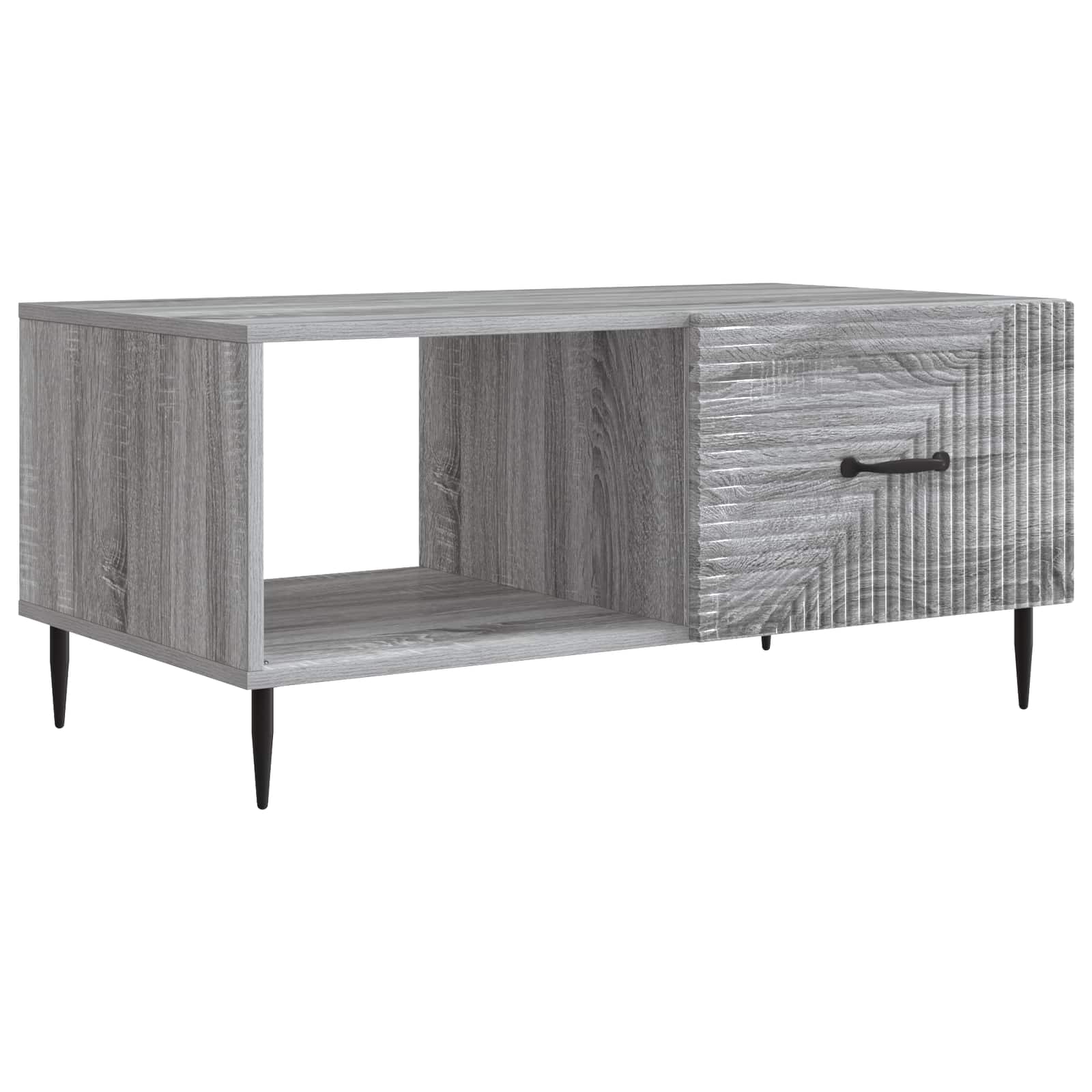 Kava Stol Siva sonoma 90 x 50 x 40 cm Konstruirano drvo