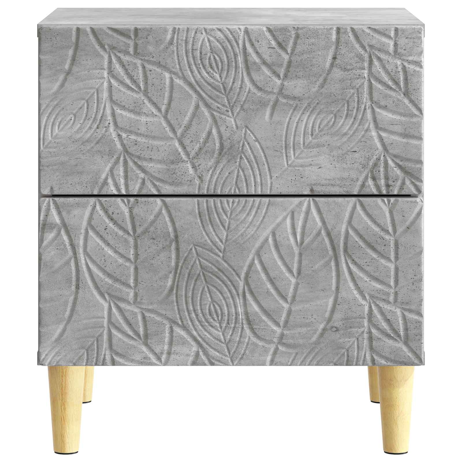 Noćni ormarić 2 pcs Betonska siva 43 x 34,5 x 48 cm