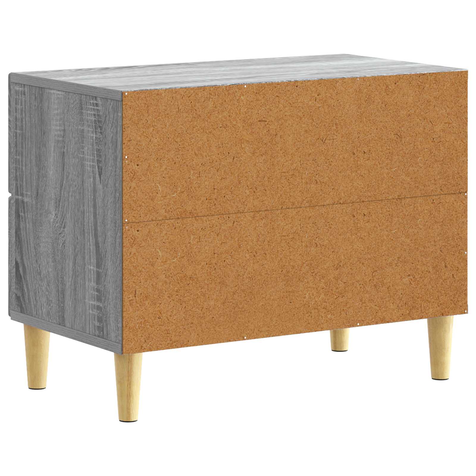 Noćni ormarić Siva Sonoma 62 x 34,5 x 48 cm Konstruirano drvo