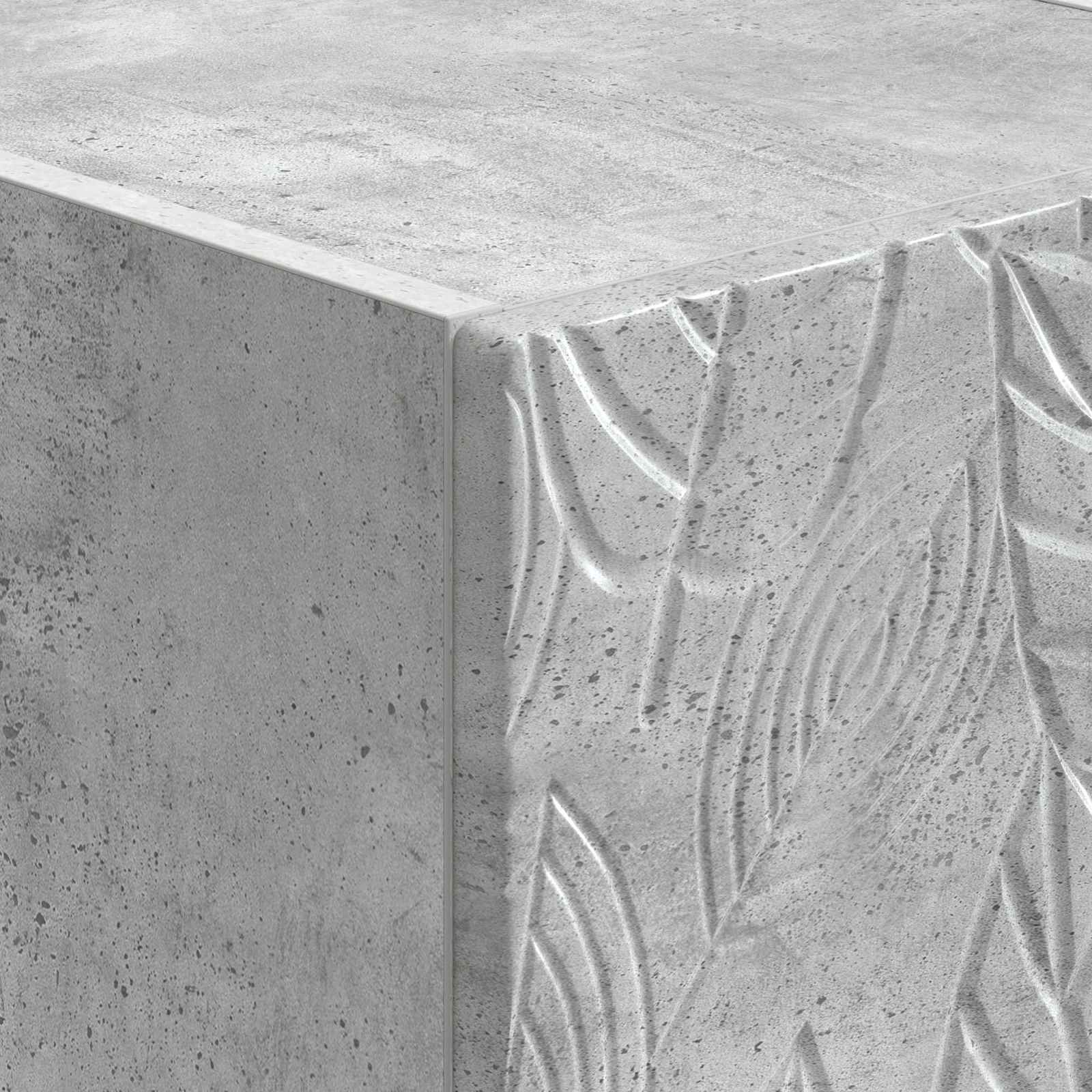 Noćni ormarić 2 pcs Betonska siva 43 x 34,5 x 50 cm