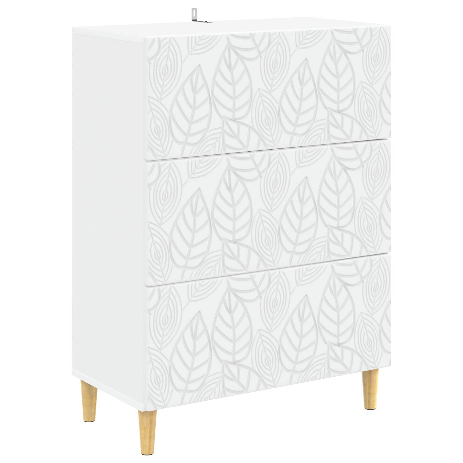Ormar s ladicama Bijela 66 x 34,5 x 90 cm Konstruirano drvo