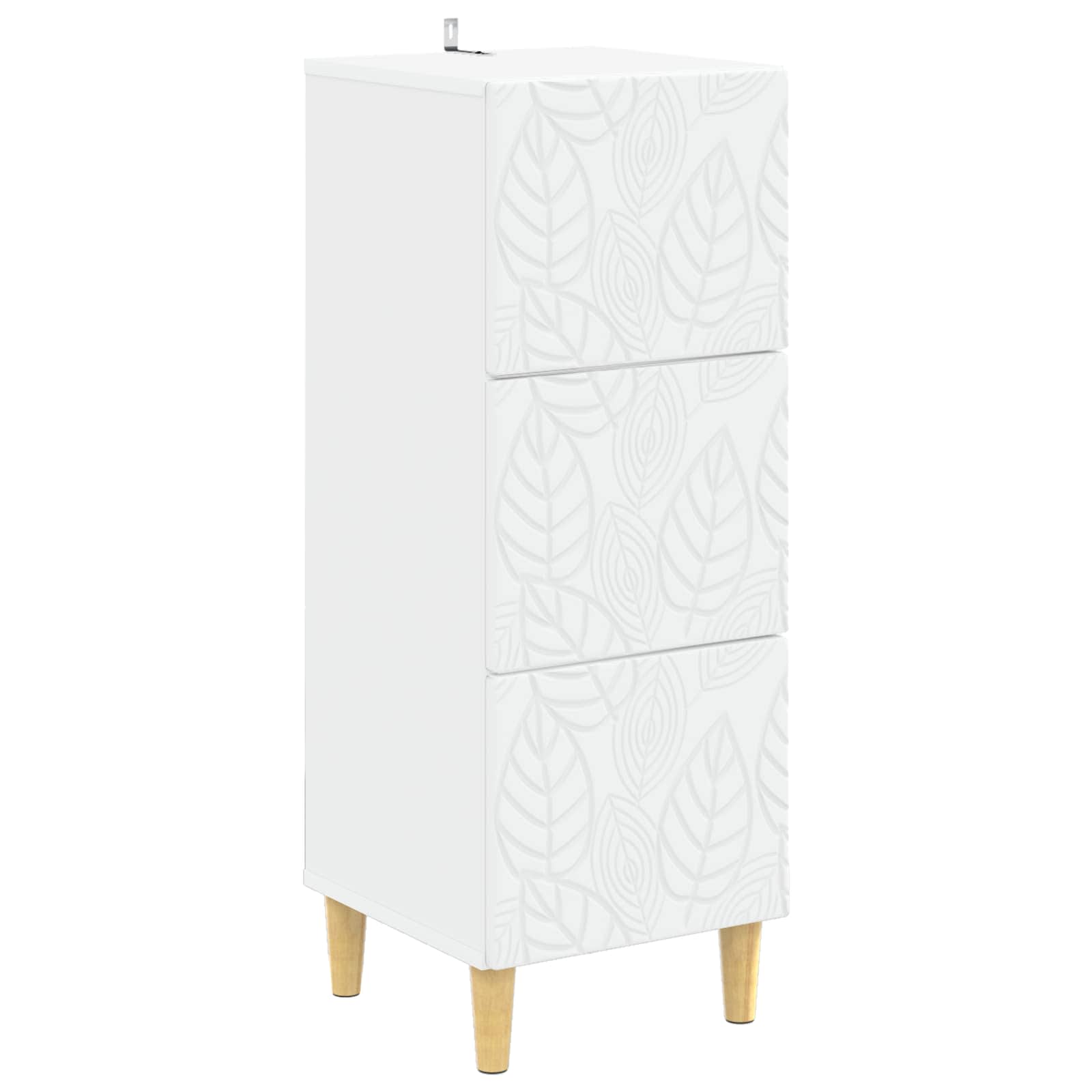 Ormar s ladicama Bijela 33 x 34,5 x 90 cm Konstruirano drvo