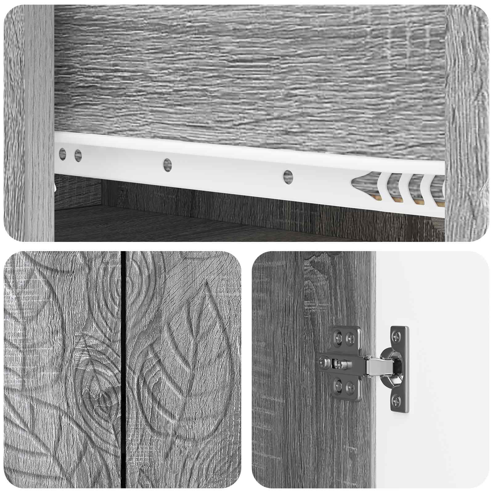 Kreveta Siva Sonoma 66 x 34,5 x 90 cm Konstruirano drvo
