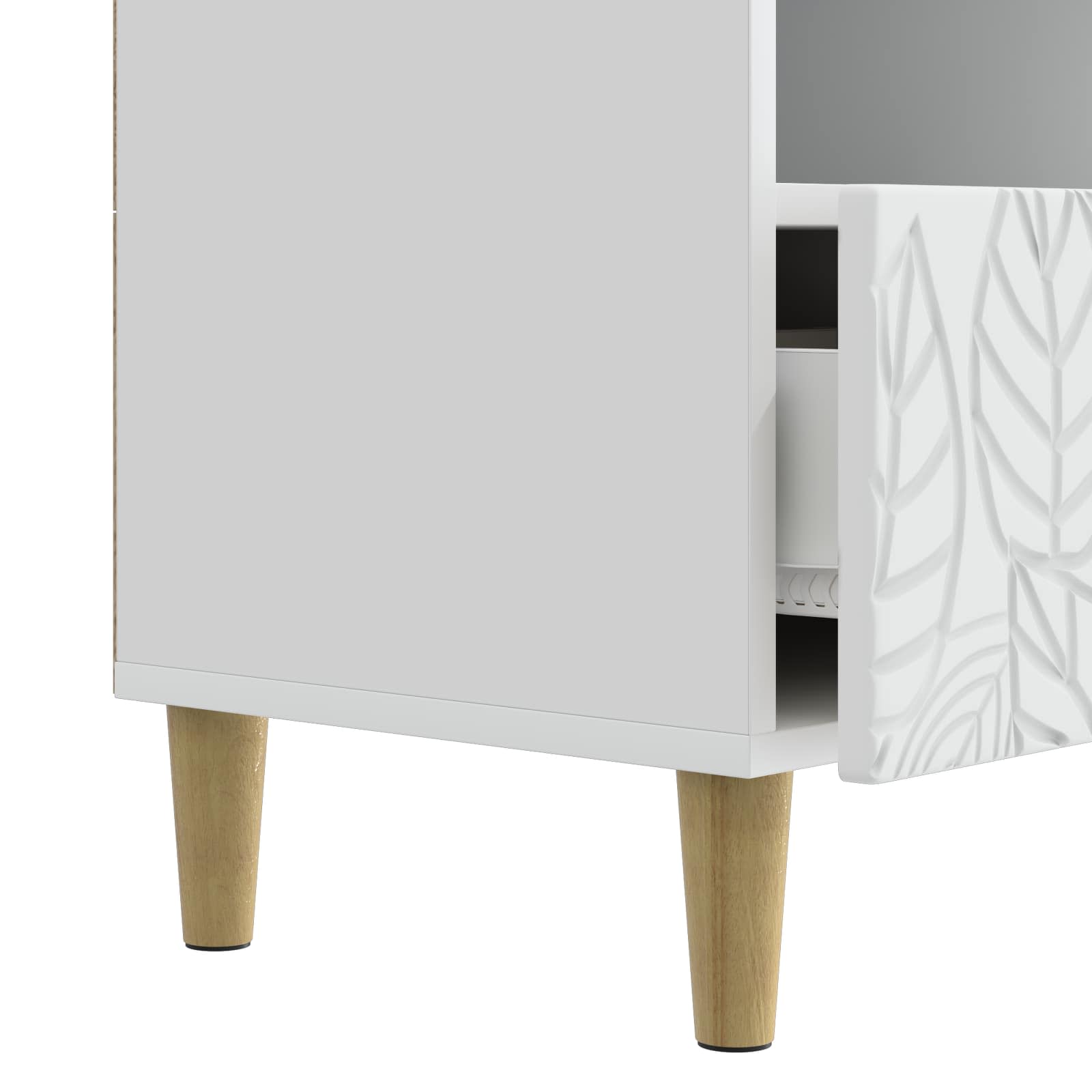 TV ormar 102 x 34,5 x 50 cm Bijela Konstruirano drvo