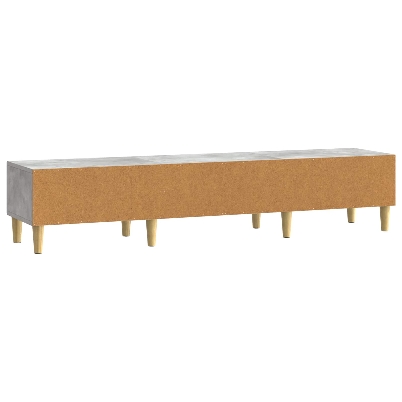 TV ormar 147 x 34,5 x 30 cm Betonska siva Konstruirano drvo