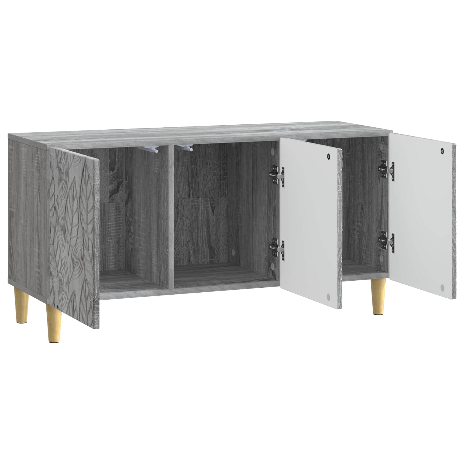 TV ormar 99 x 34,5 x 50 cm Siva Sonoma Konstruirano drvo
