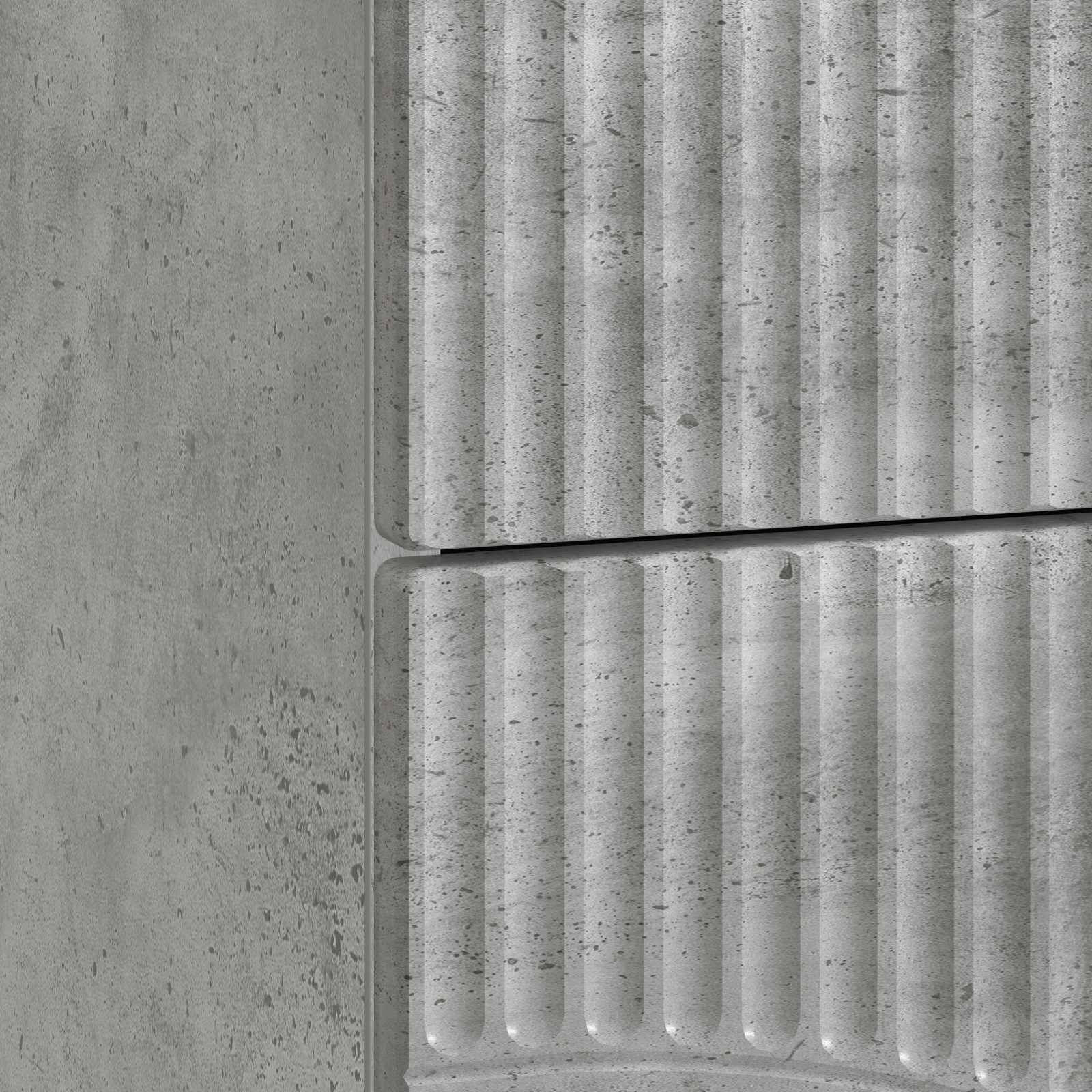 Noćni ormar Betonska siva 43 x 34,5 x 44,5 cm Konstruirano drvo