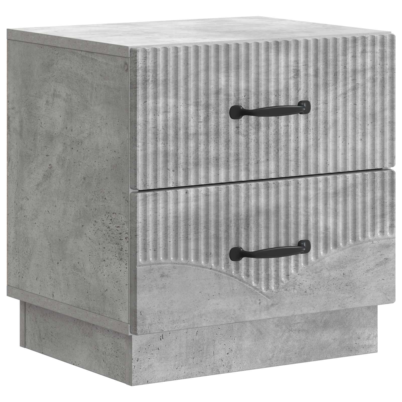 Noćni ormar Betonska siva 43 x 34,5 x 44,5 cm Konstruirano drvo