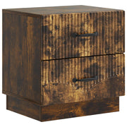 Noćni ormar s ladicama Dimljeni hrast 43 x 34,5 x 44,5 cm