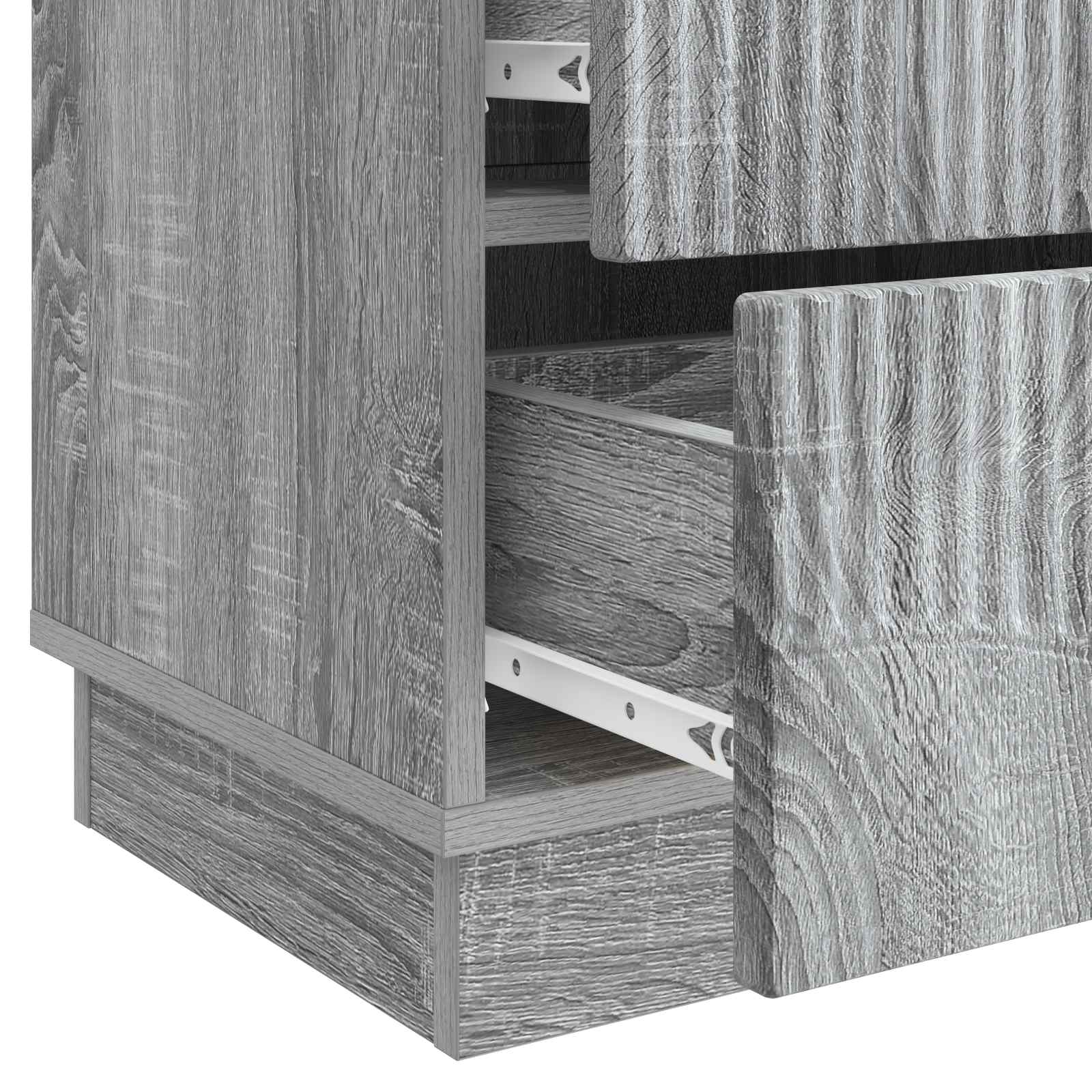Noćni ormar Siva sonoma 43 x 34,5 x 44,5 cm Konstruirano drvo