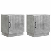 Noćni ormarić 2 pcs Betonska siva 43 x 34,5 x 47 cm