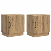 Noćni ormarić 2 pcs Hrast artisan 43 x 34,5 x 47 cm