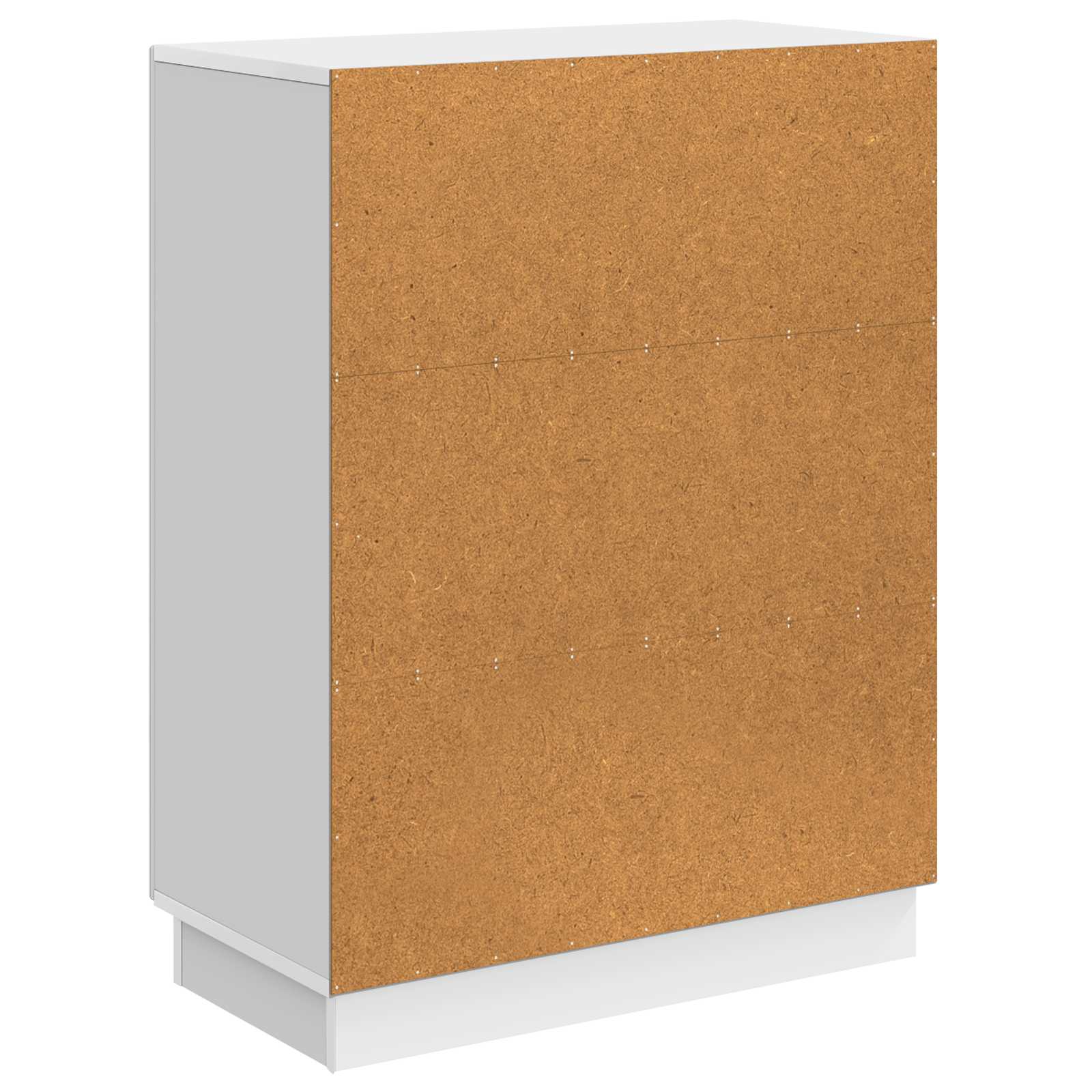 Kreveta Bijela visokog sjaja 66 x 34,5 x 87 cm