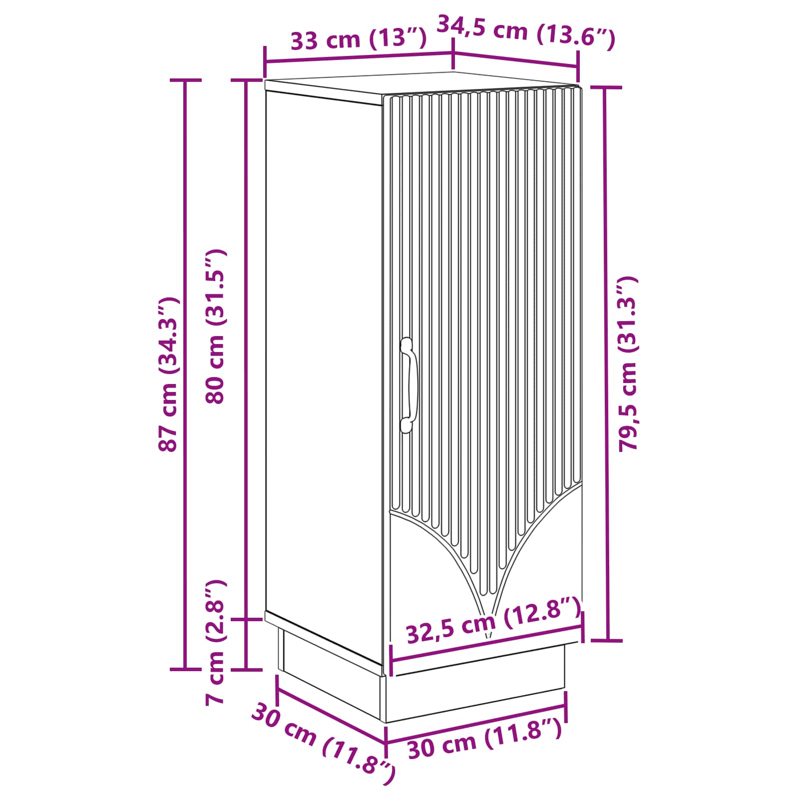 Kreveta Siva sonoma 33 x 34,5 x 87 cm Konstruirano drvo