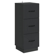 Ormar s ladicama Crna 33 x 34,5 x 87 cm Konstruirano drvo