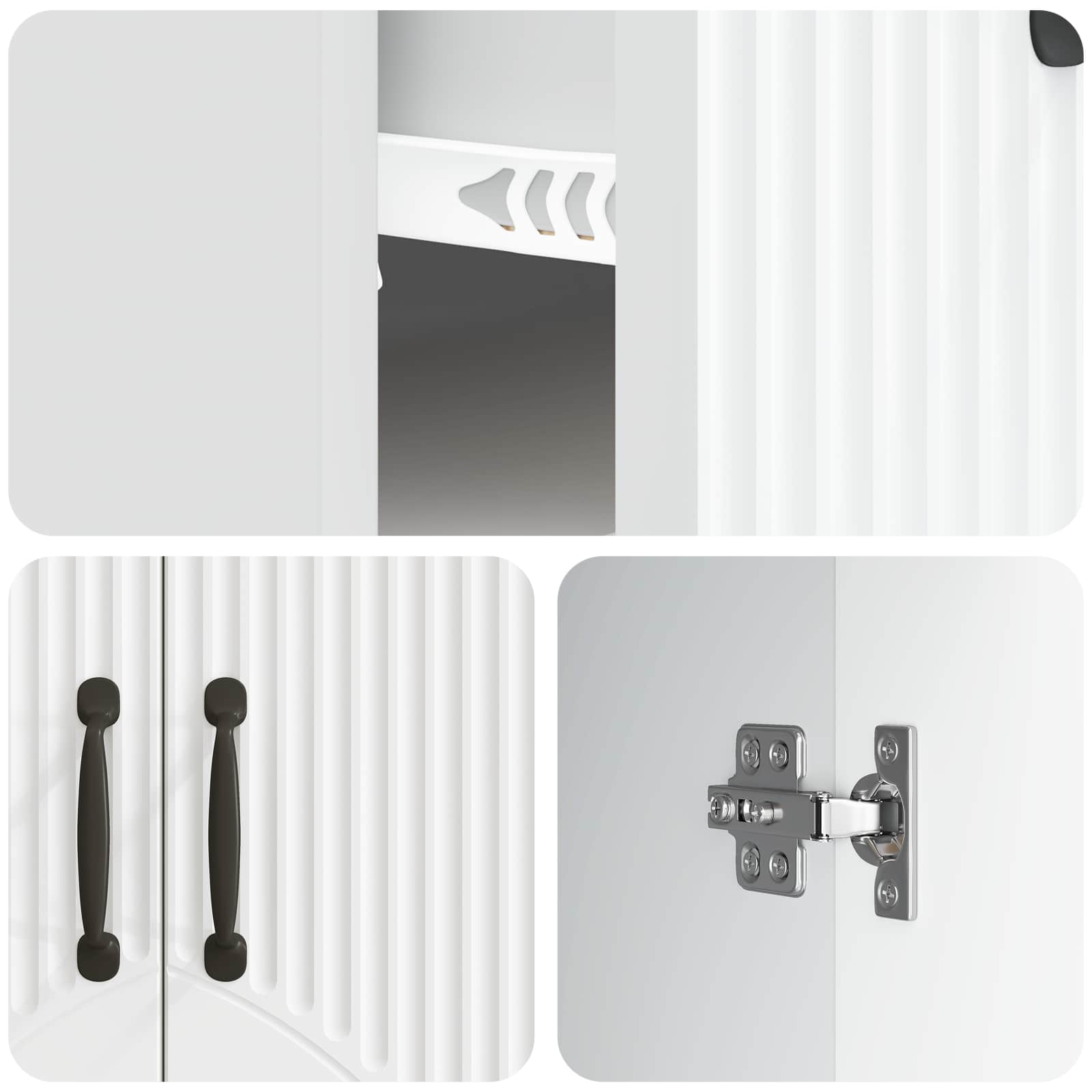 Kreveta s ladicama Bijela 66 x 34,5 x 87 cm Konstruirano drvo