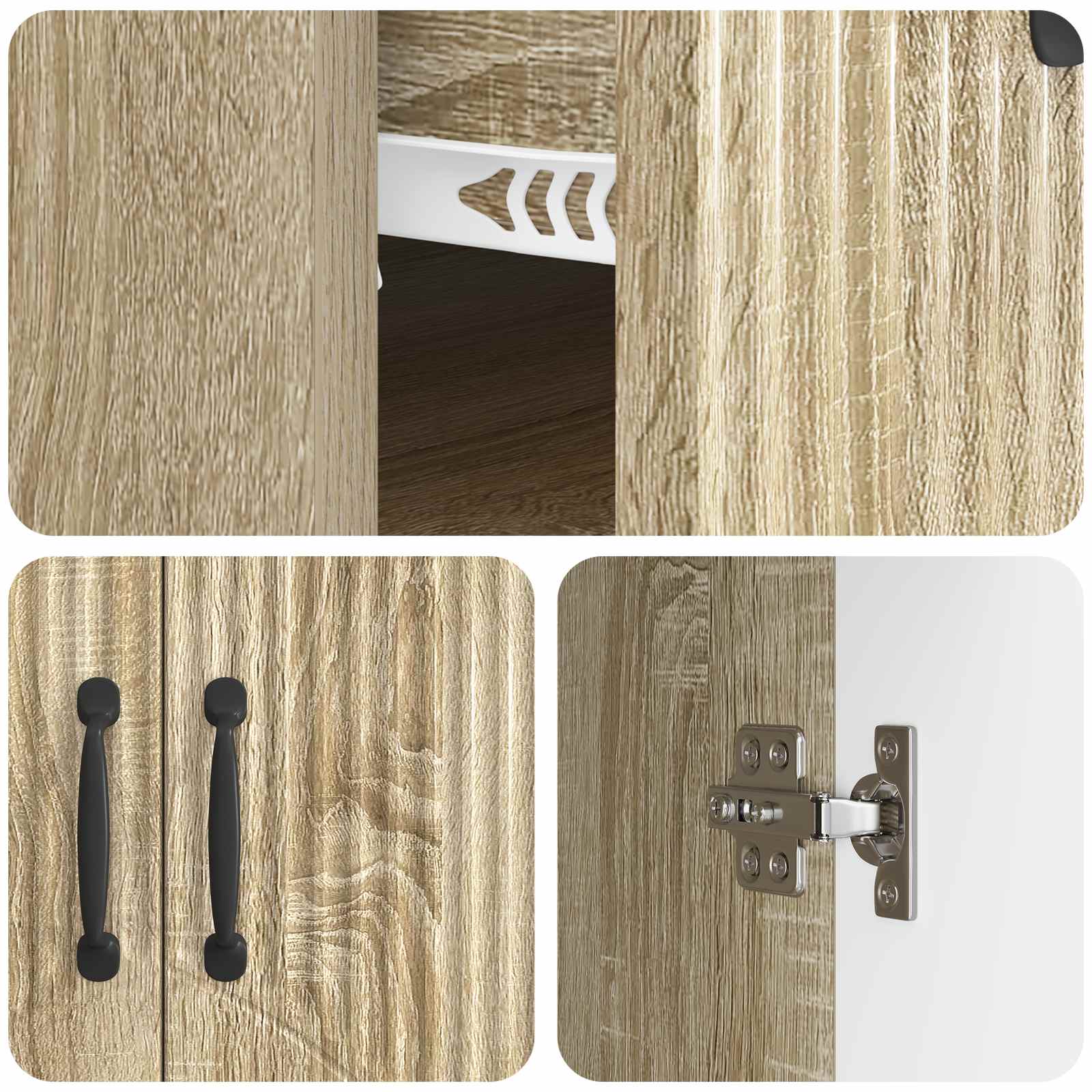 Kreveta Hrast sonoma 66 x 34,5 x 87 cm Konstruirano drvo