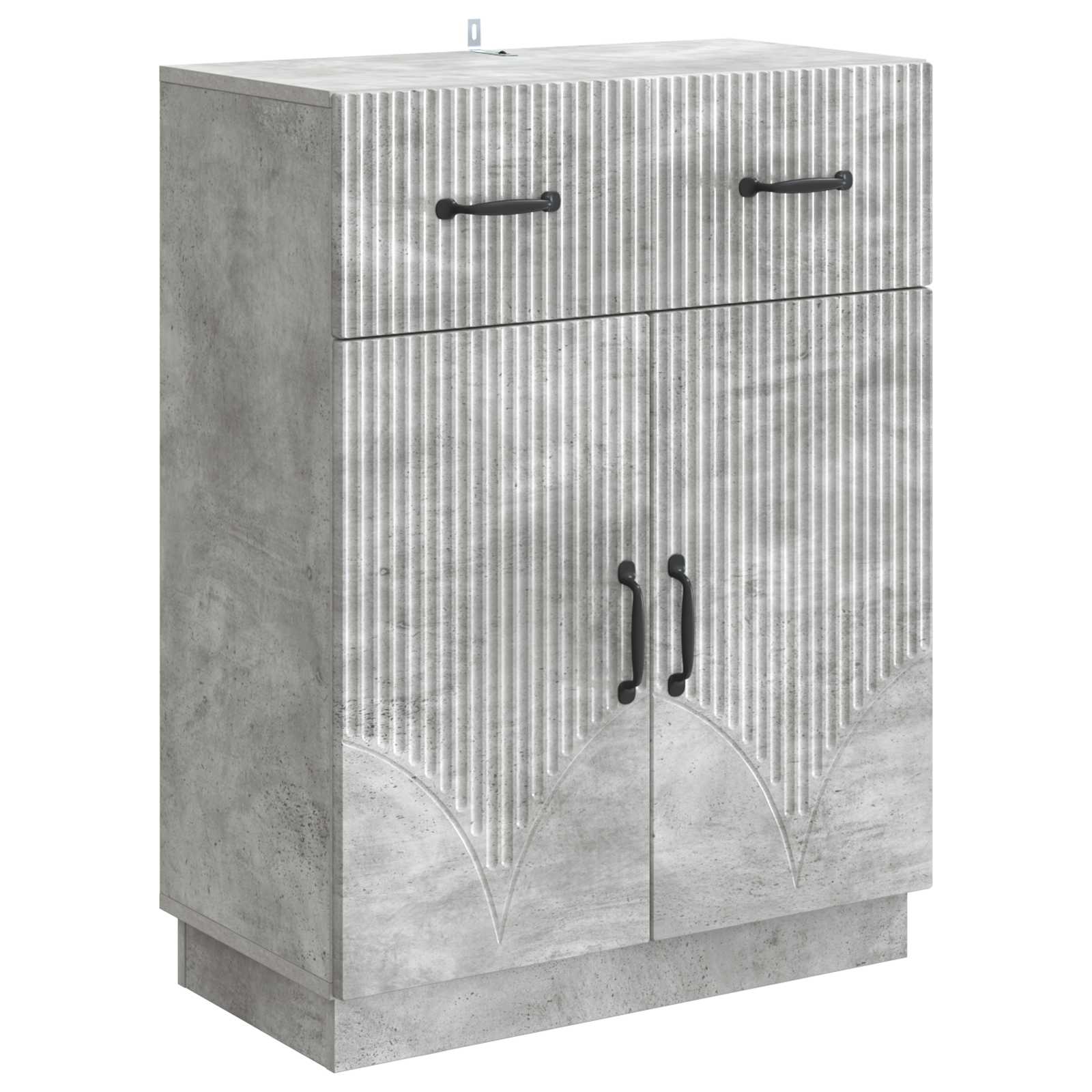 Kreveta Betonska siva 66 x 34,5 x 87 cm Konstruirano drvo