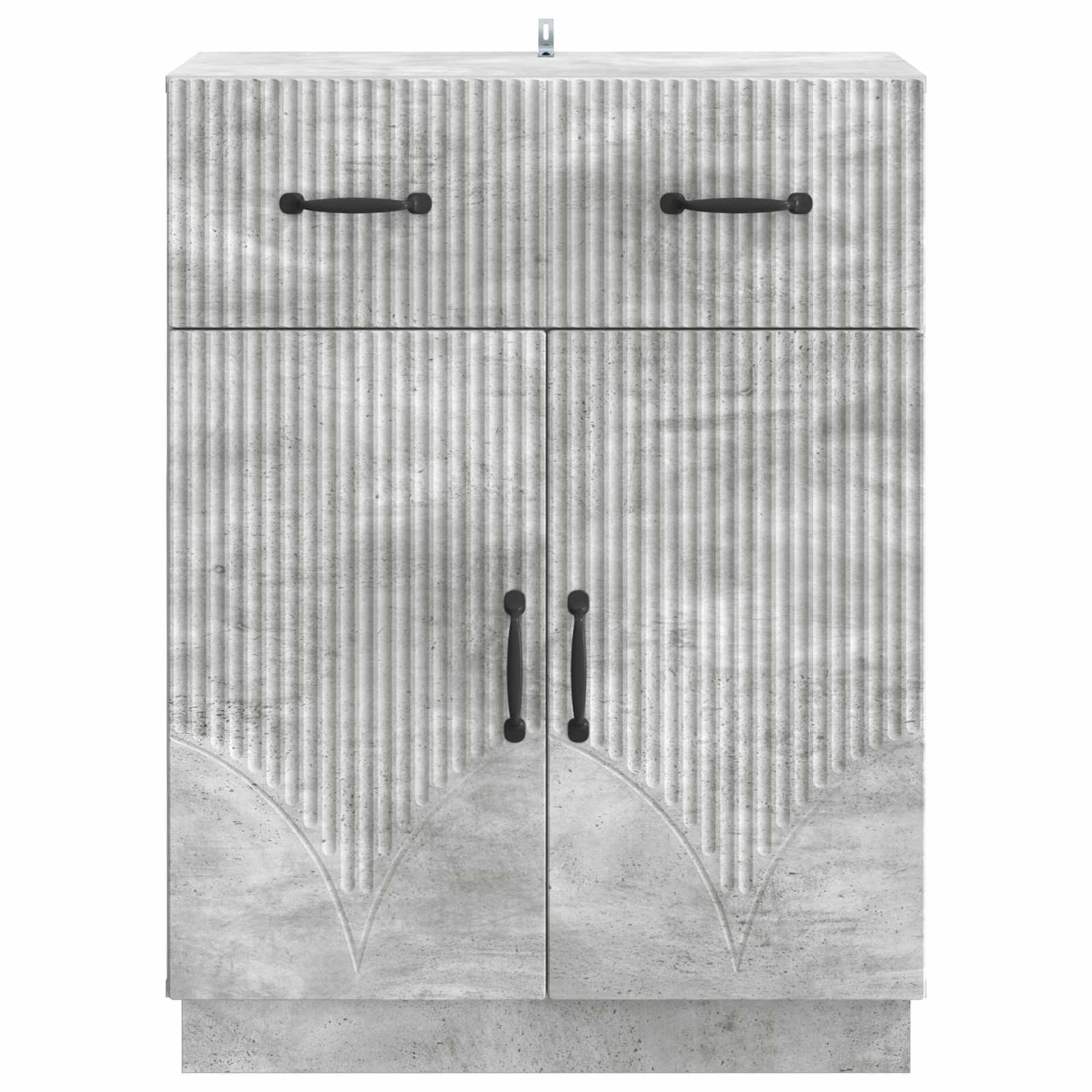 Kreveta Betonska siva 66 x 34,5 x 87 cm Konstruirano drvo