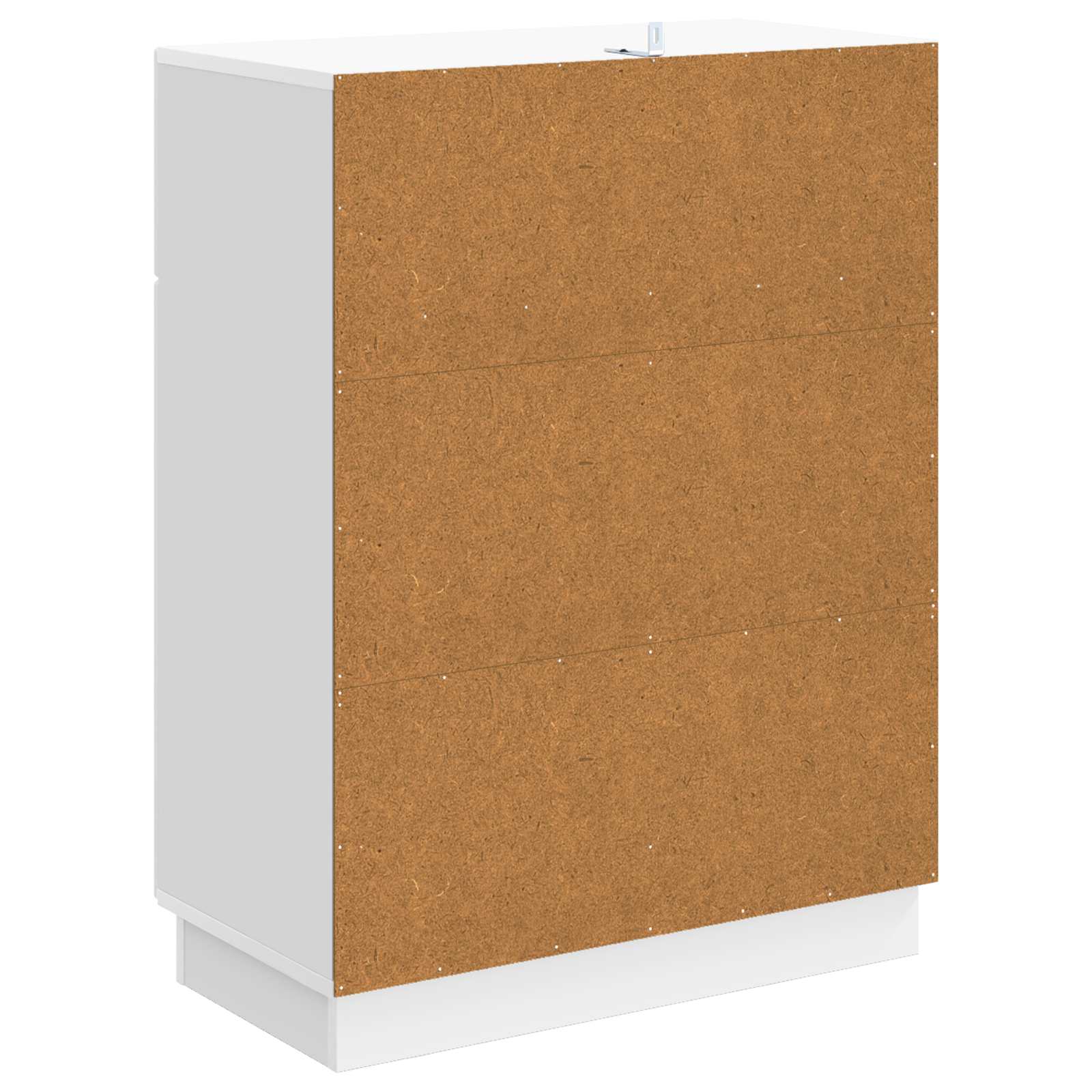 Kreveta s ladicama Bijela visokog sjaja 66 x 34,5 x 87 cm