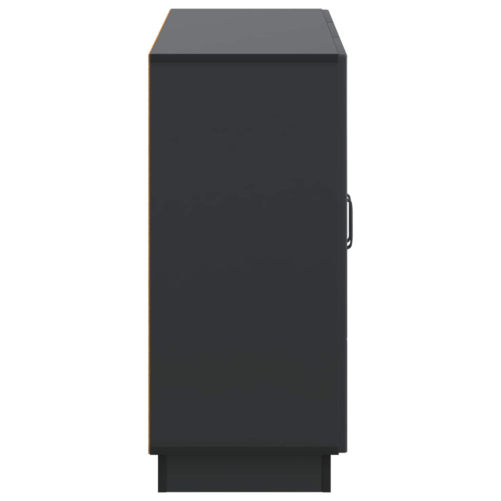 Kreveta Crna 89 x 34,5 x 77 cm Konstruirano drvo