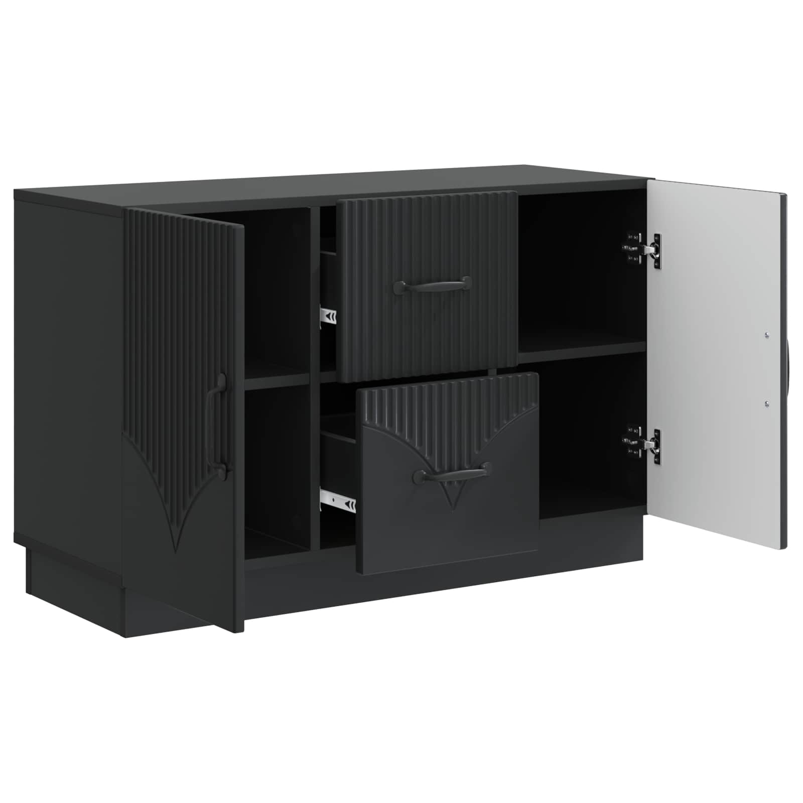 Kreveta s ladicama Crna 89 x 34,5 x 57 cm Konstruirano drvo