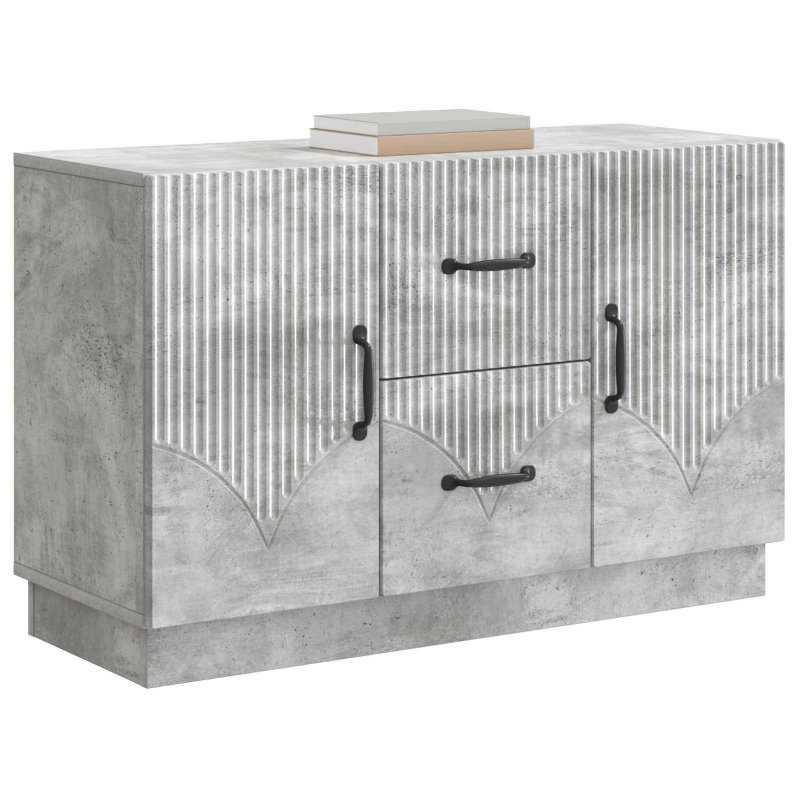 Kreveta Betonska siva 89 x 34,5 x 57 cm Konstruirano drvo