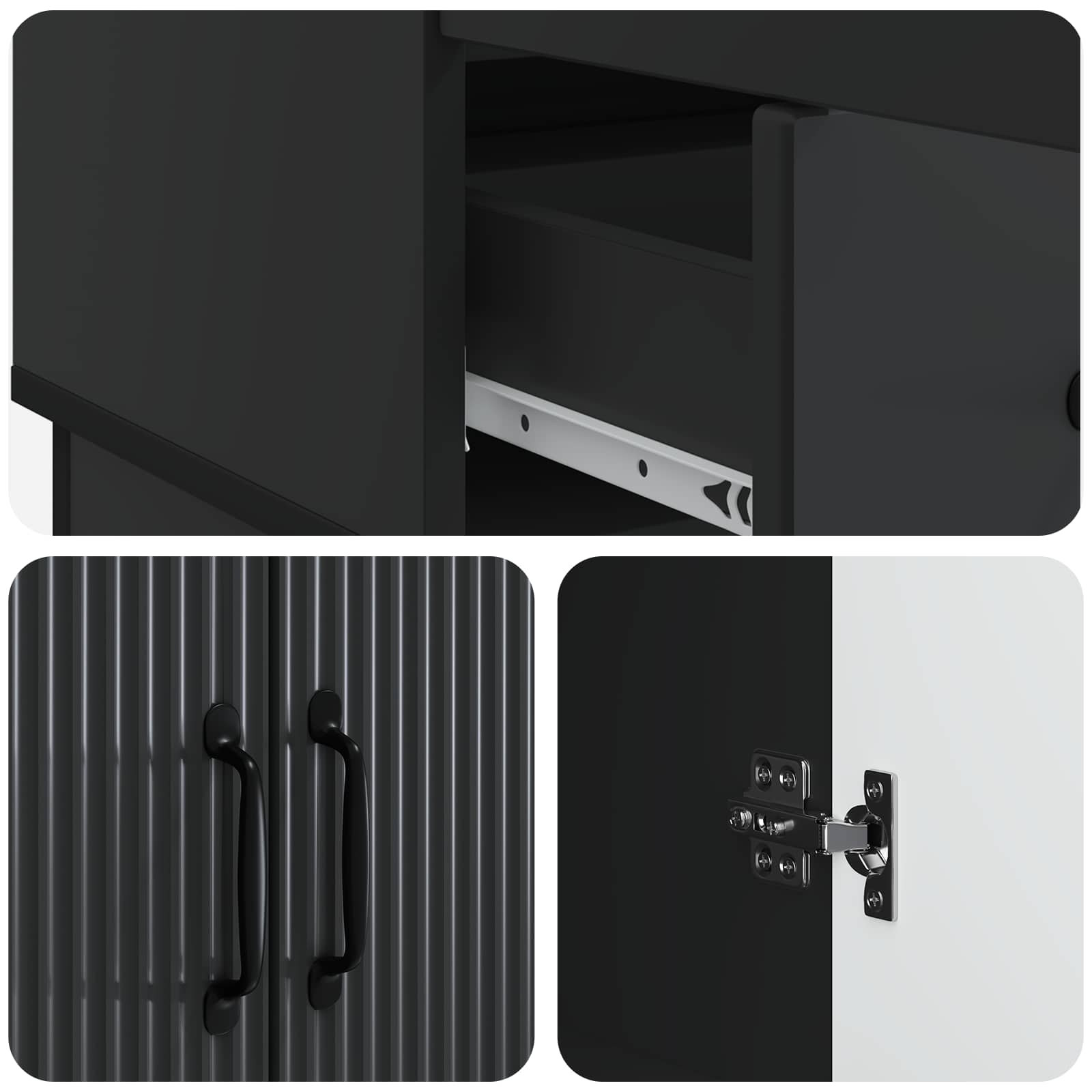 Kreveta s ladicama Crna 66 x 34,5 x 92 cm Konstruirano drvo