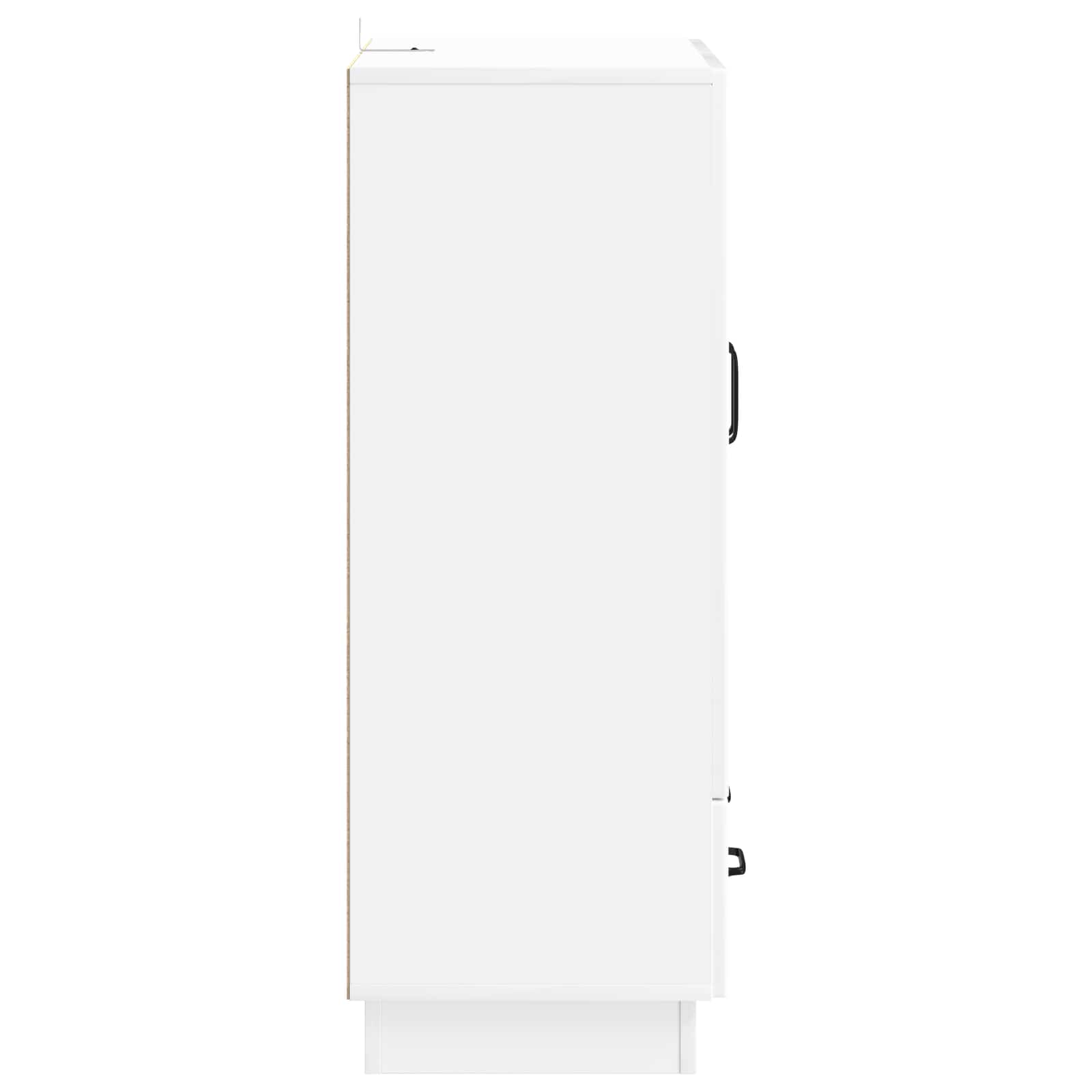 Kreveta s ladicama Bijela visokog sjaja 66 x 34,5 x 92 cm