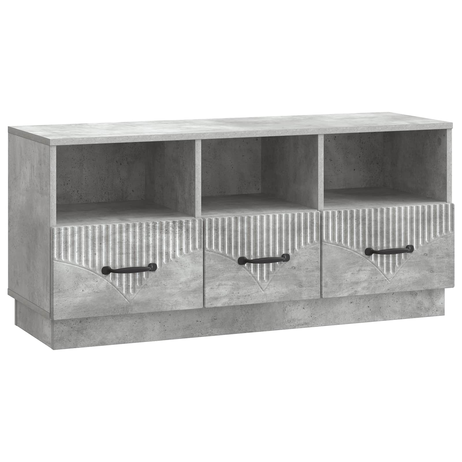 TV ormar Betonska siva 102 x 34,5 x 47 cm Konstruirano drvo