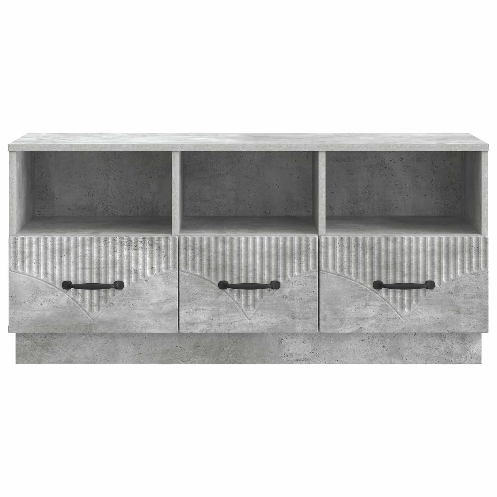 TV ormar Betonska siva 102 x 34,5 x 47 cm Konstruirano drvo