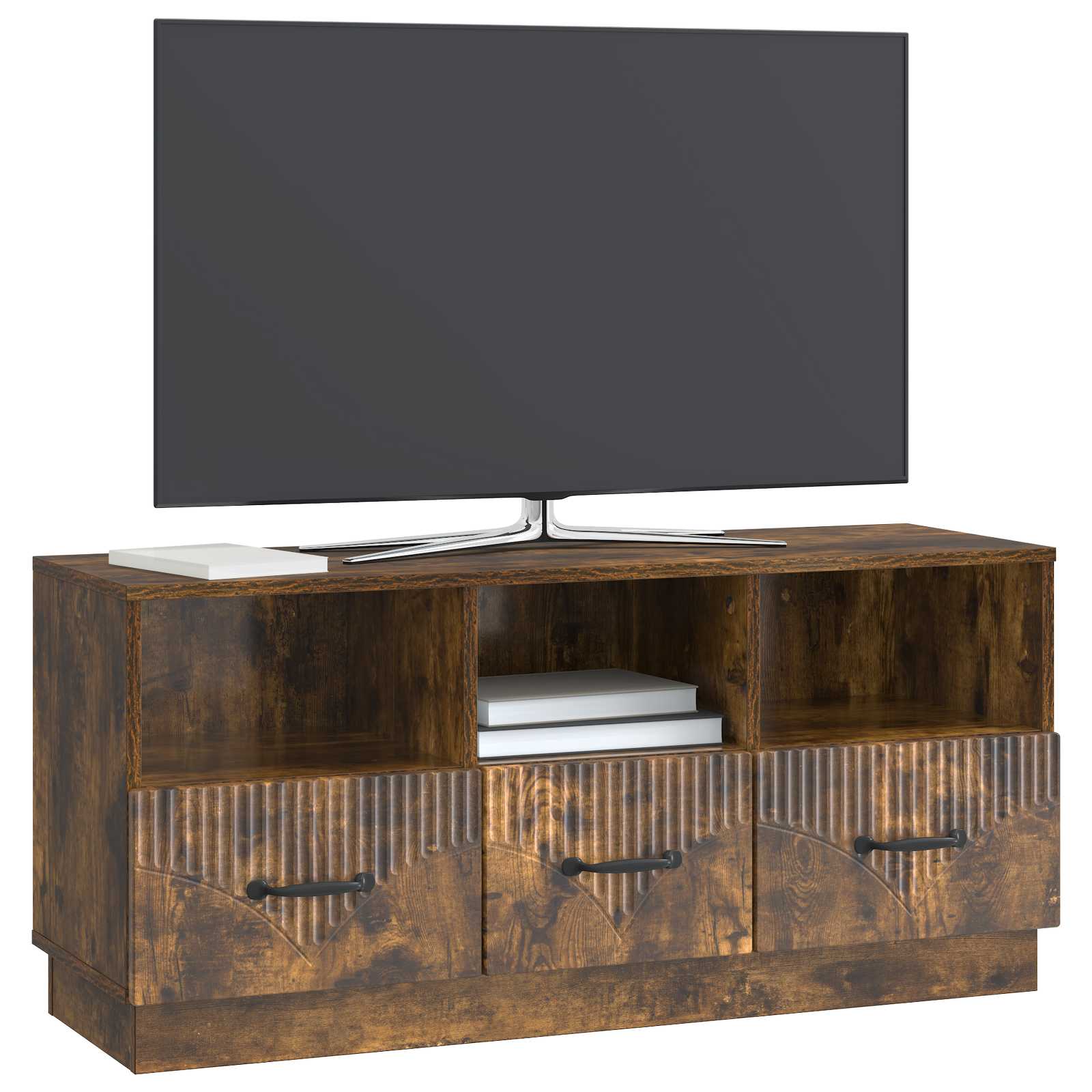 TV ormar Dimljeni hrast 102 x 34,5 x 47 cm Konstruirano drvo