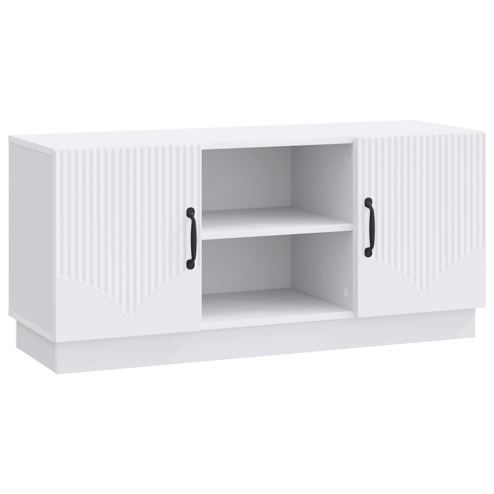TV ormar Bijela 102 x 34,5 x 47 cm Konstruirano drvo