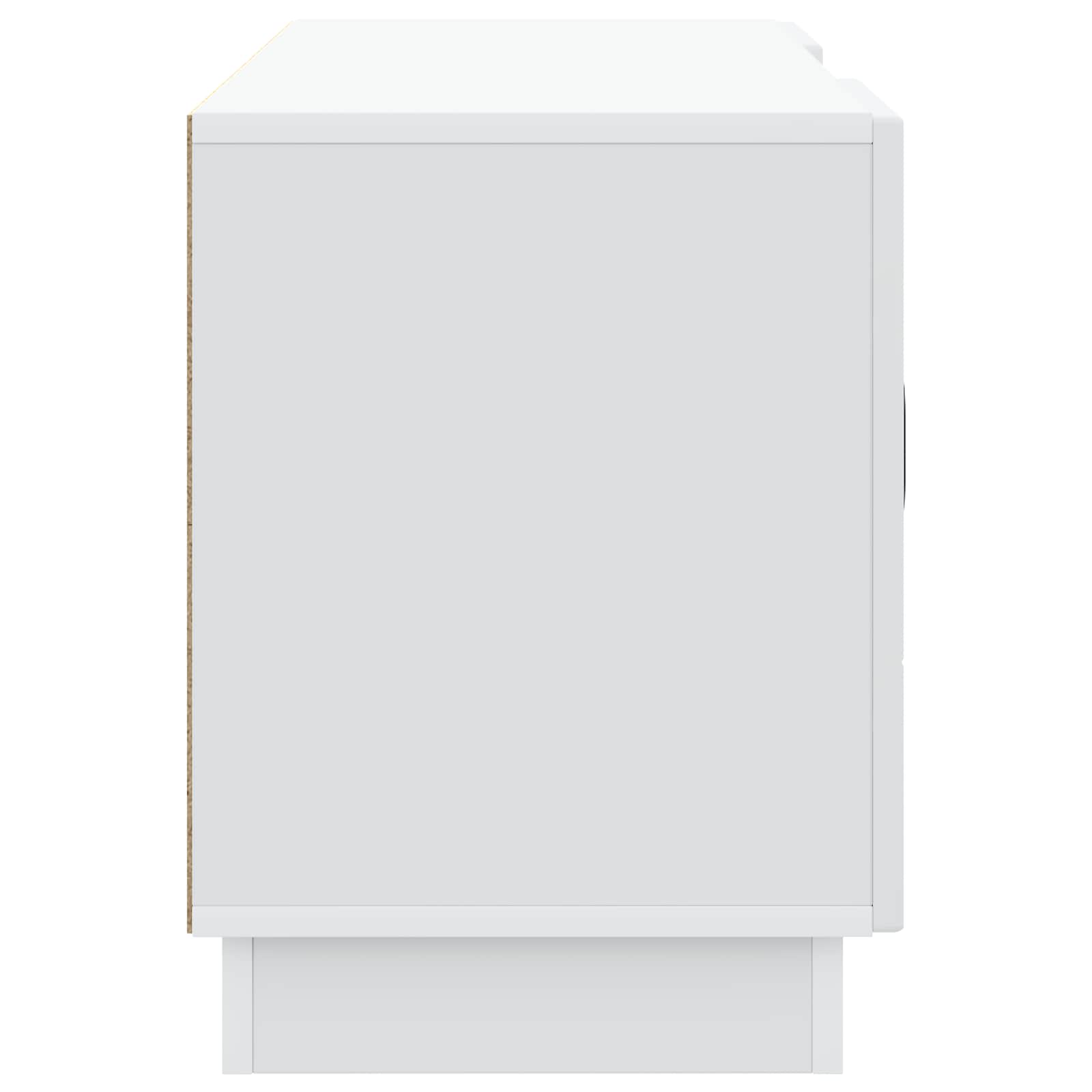 TV ormar Bijela 102 x 34,5 x 47 cm Konstruirano drvo