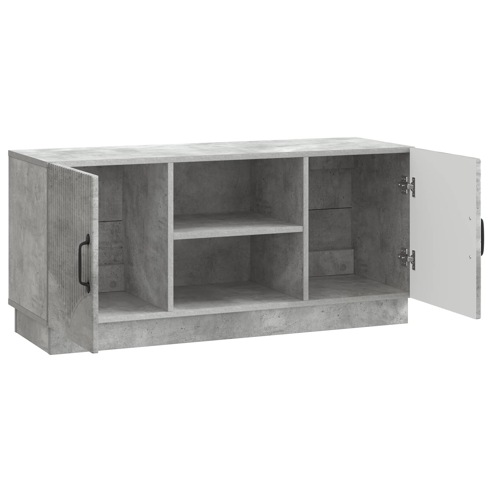 TV ormar Betonska siva 102 x 34,5 x 47 cm Konstruirano drvo