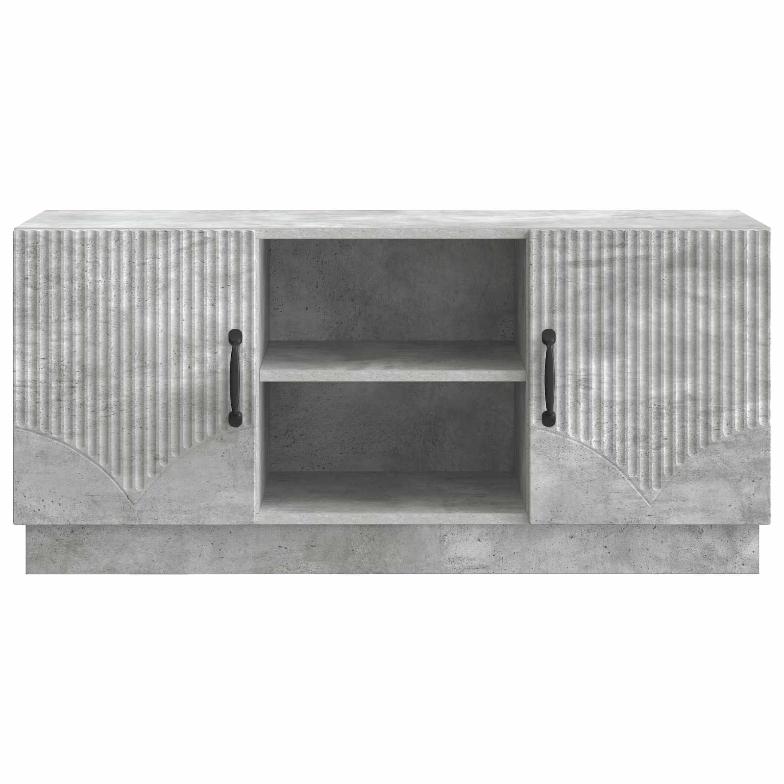 TV ormar Betonska siva 102 x 34,5 x 47 cm Konstruirano drvo