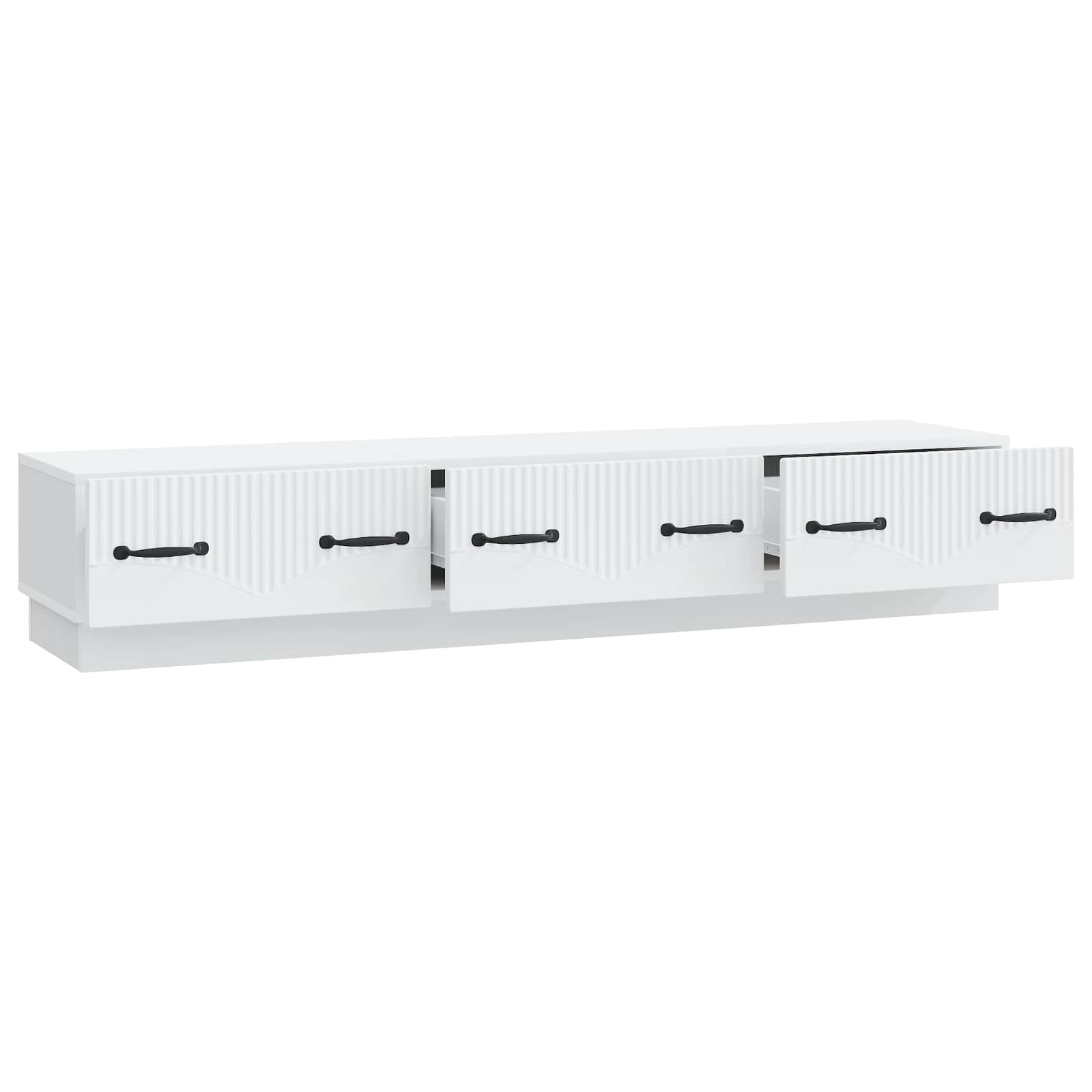 TV ormar s ladicama Bijela 147 x 34,5 x 27 cm Konstruirano drvo